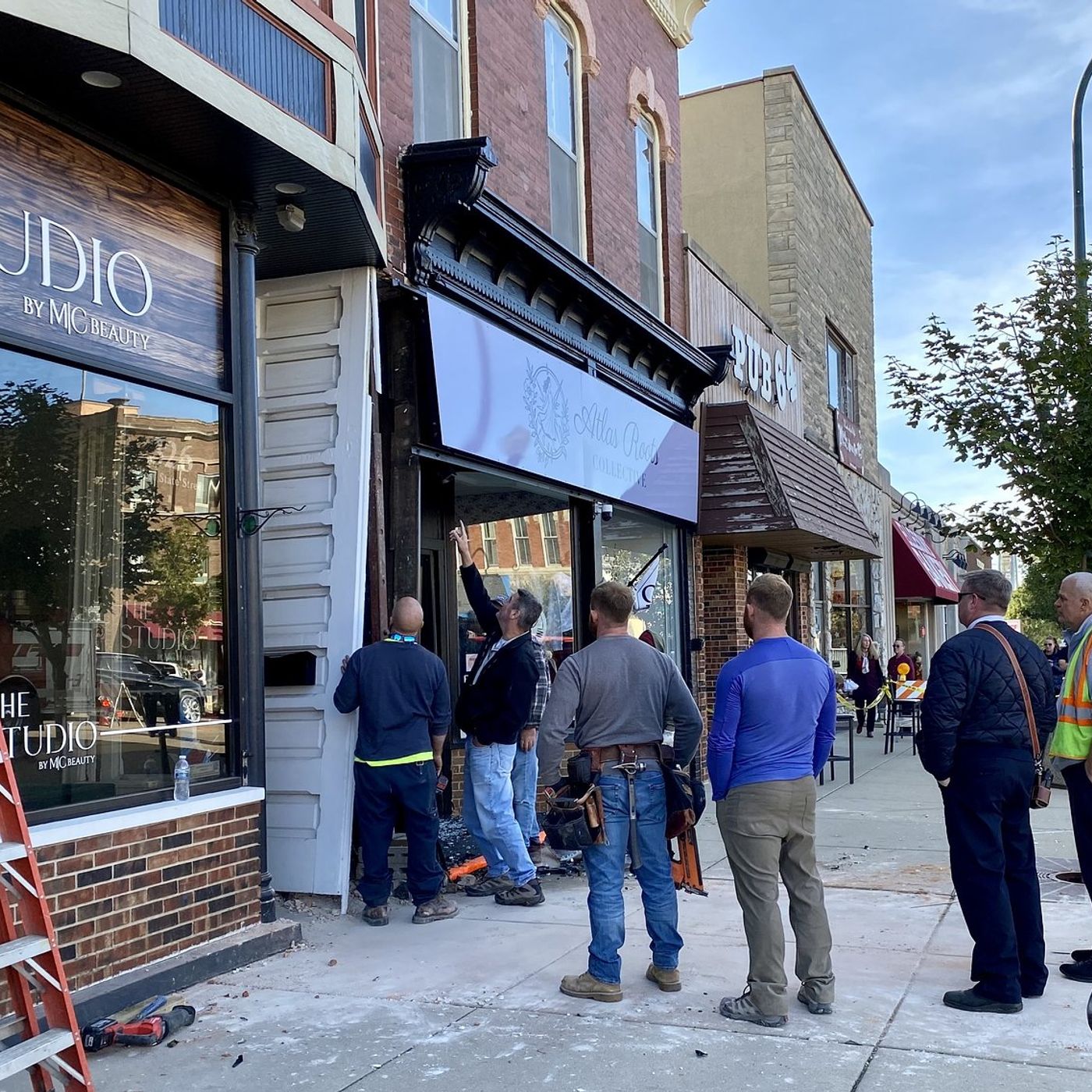 Two injured after Jeep crashes into downtown Sycamore building episode artwork