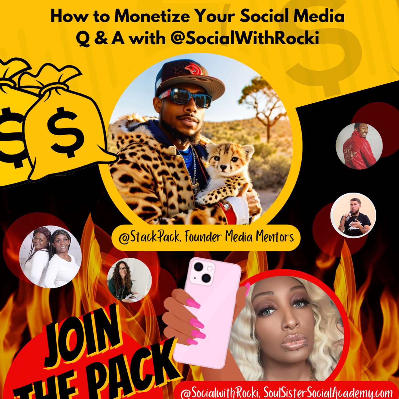 Media Mentors: How To Monetize Social Media: Q&A w Rocki & Stack episode artwork