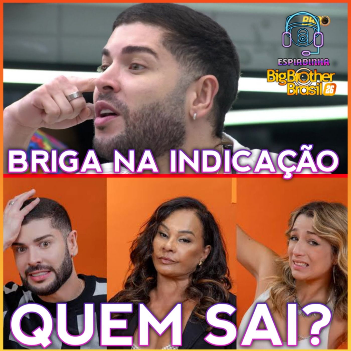Marcelo, Samira ou Solange, quem vai SAIR? + Marcelo TRETOU com Jonas | BBB 26