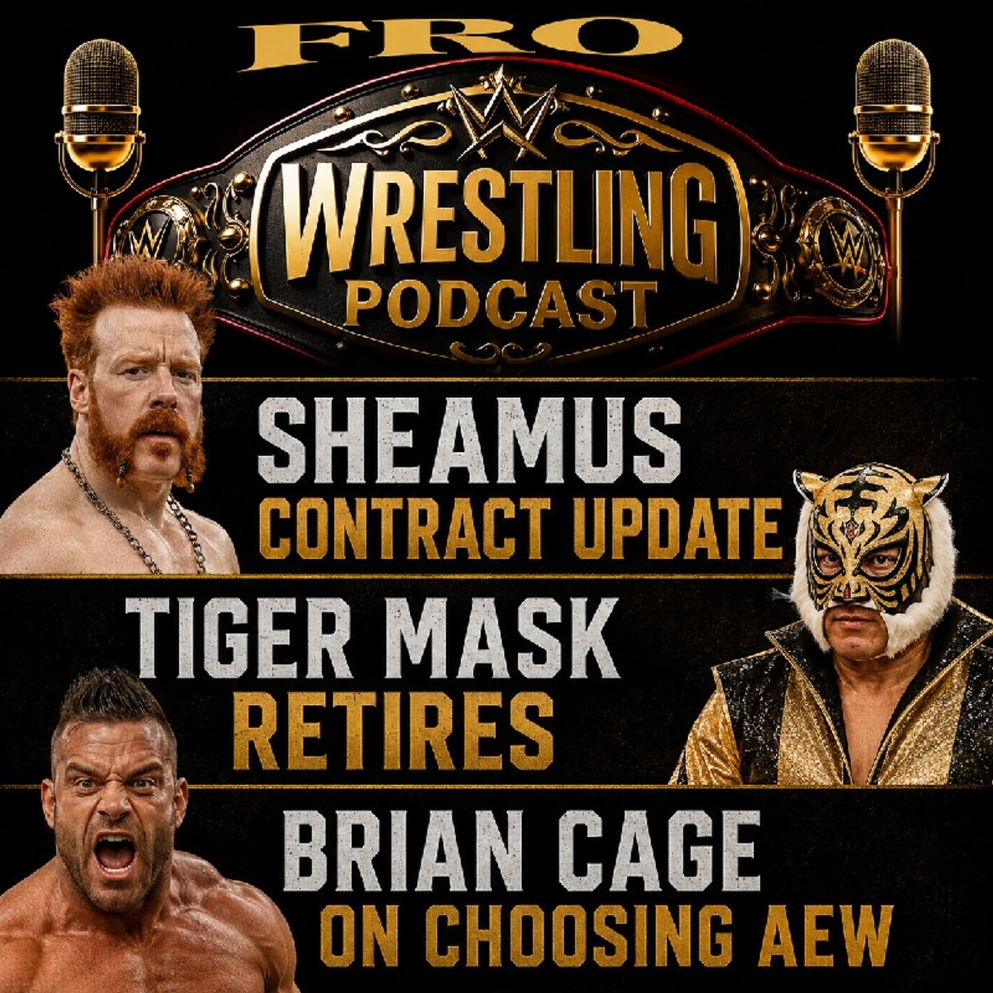 Sheamus Contract Update - Tiger Mask Retires - Brian Cage on Choosing AEW episode artwork
