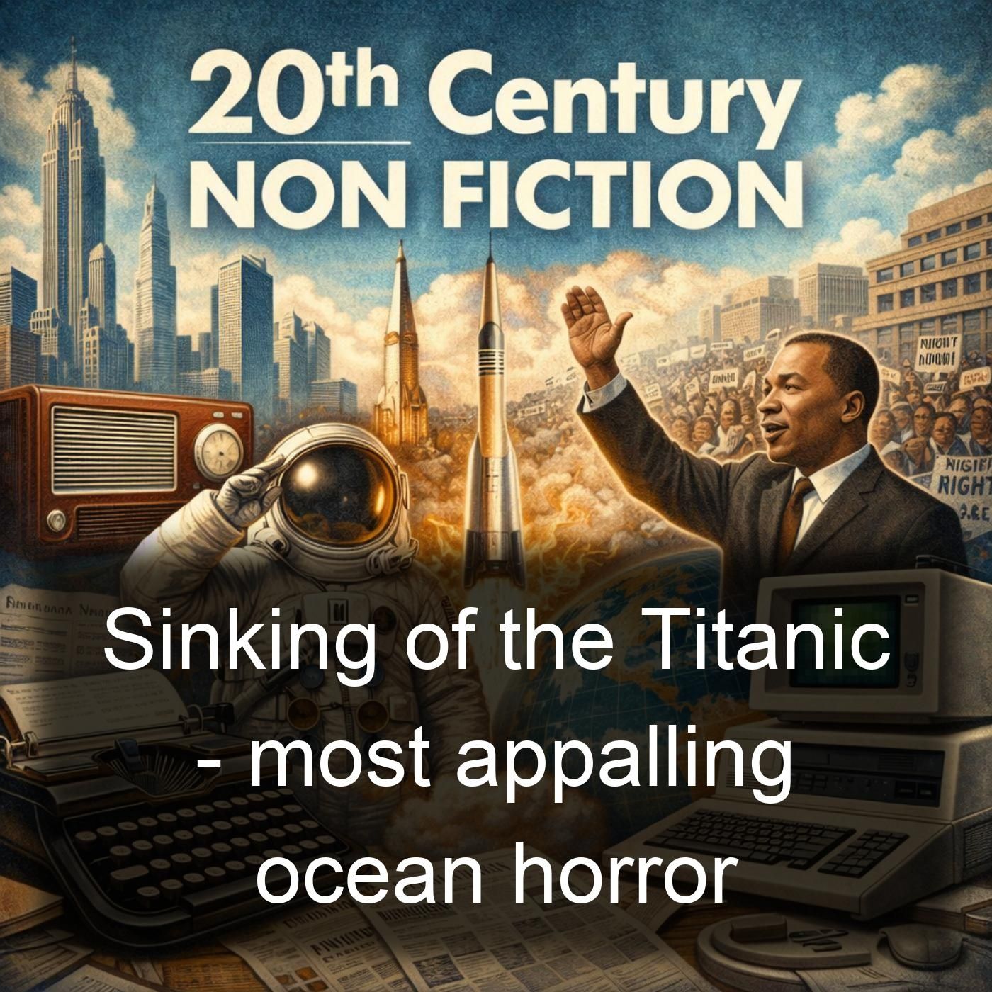 Sinking of the Titanic - most appalling ocean horror cover art