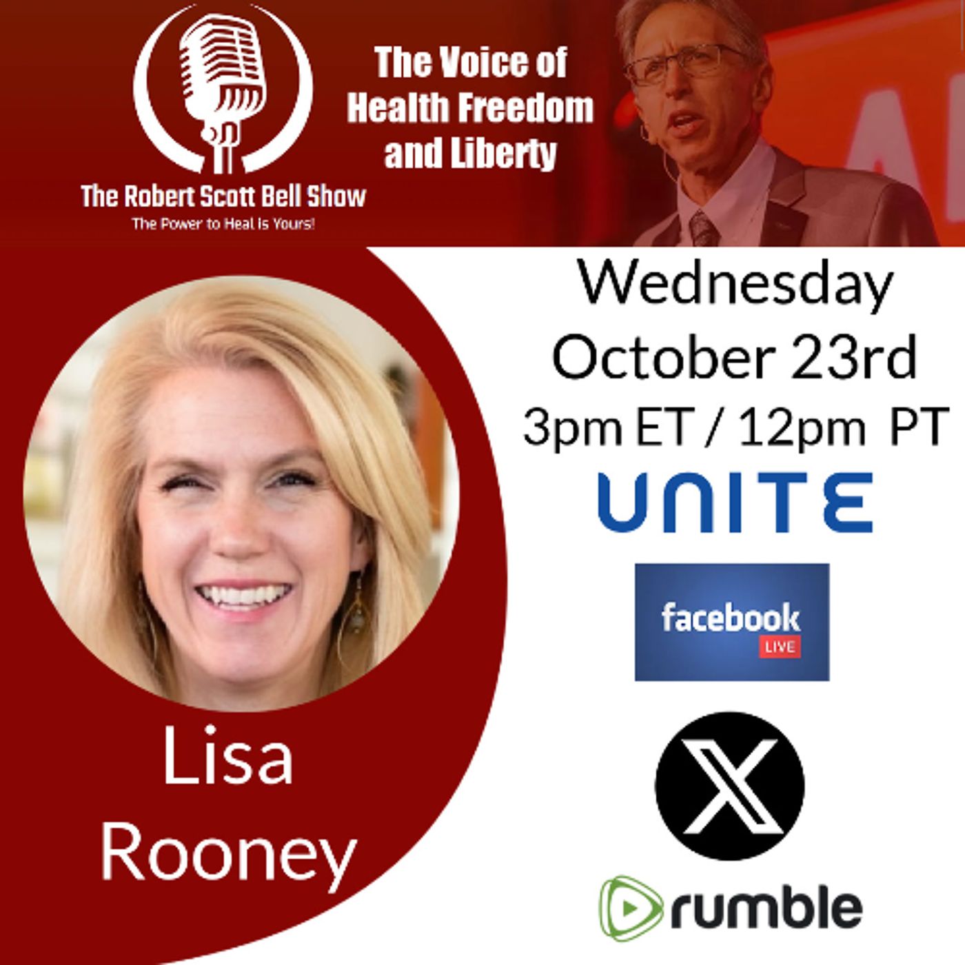 Depression Drugs, Lisa Rooney, Vibrant Life Integrative Coaching, Anxiety and Anger , Ladapo attacked, mRNA Jabs galore - The RSB Show 10-23 episode artwork