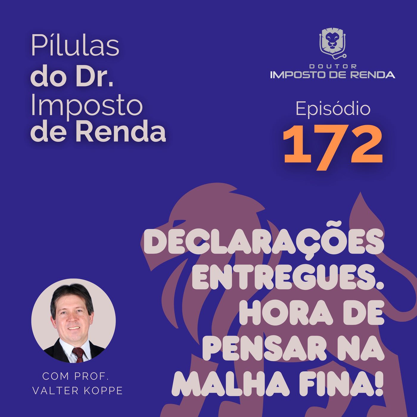 PDIR Ep. 172 – Declarações entregues. Hora de pensar na malha fina!