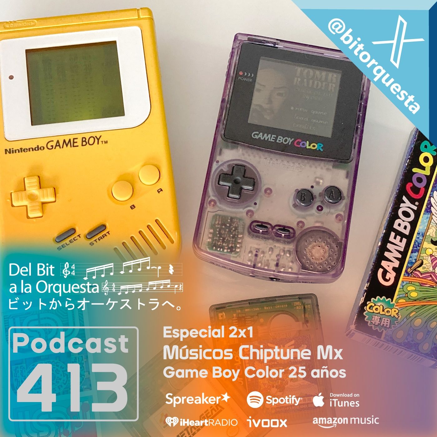 413 - Chiptuners en México & Game Boy Color 25 Aniversario episode artwork