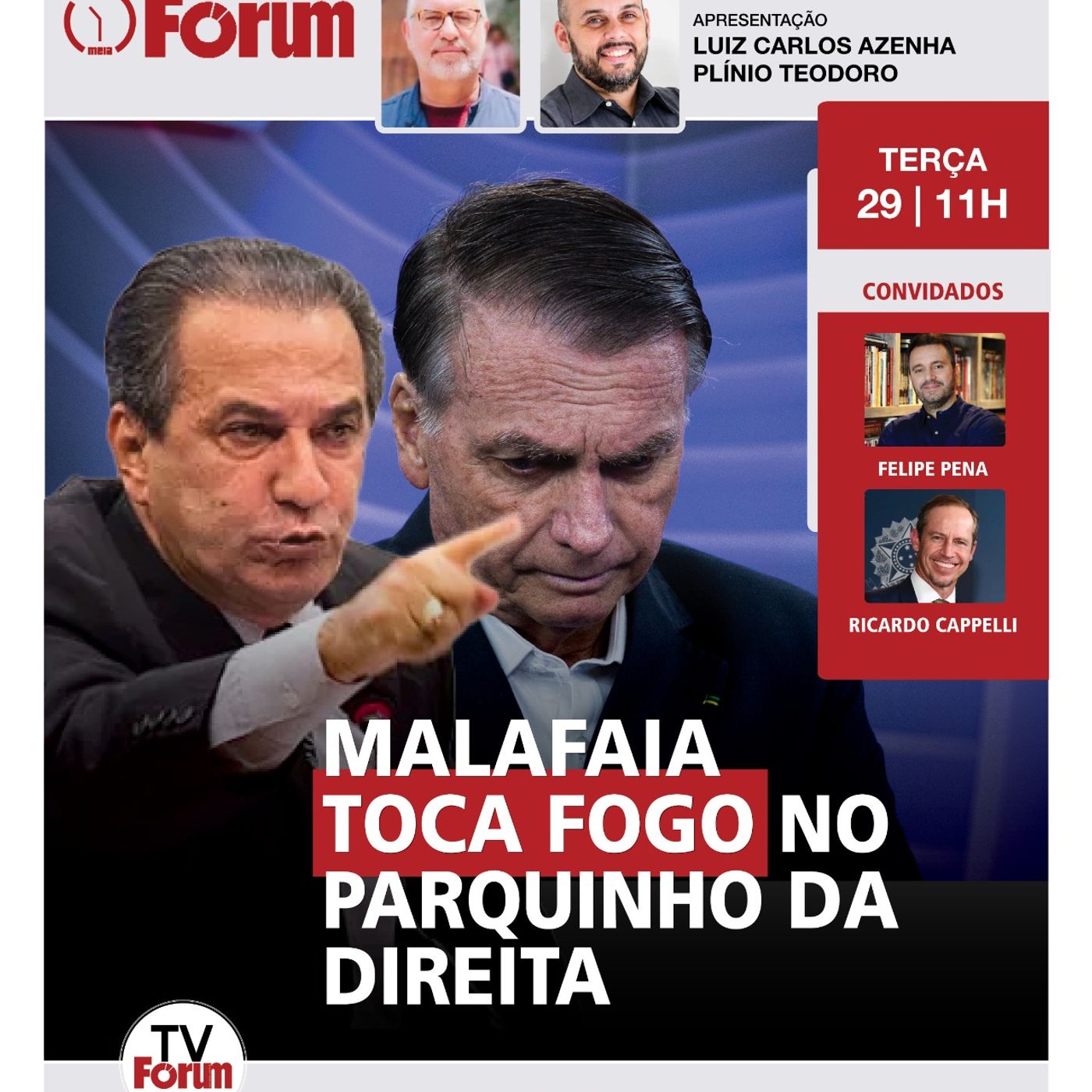 Malafaia tenta inviabilizar alternativas eleitorais a Jair Bolsonaro | Fórum Onze e Meia | 29.07.25 episode artwork