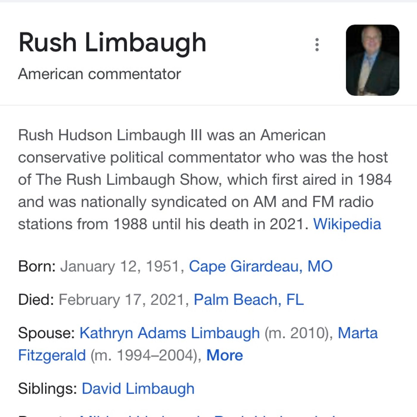 Where is the Next Rush Limbaugh, Did Conservative Media Die when He Did? episode artwork