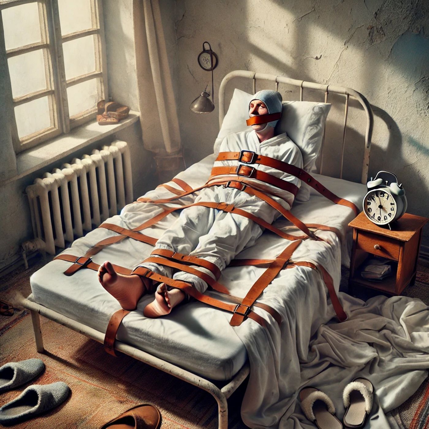 "Some mornings, it's just not worth chewing through the leather straps." episode artwork