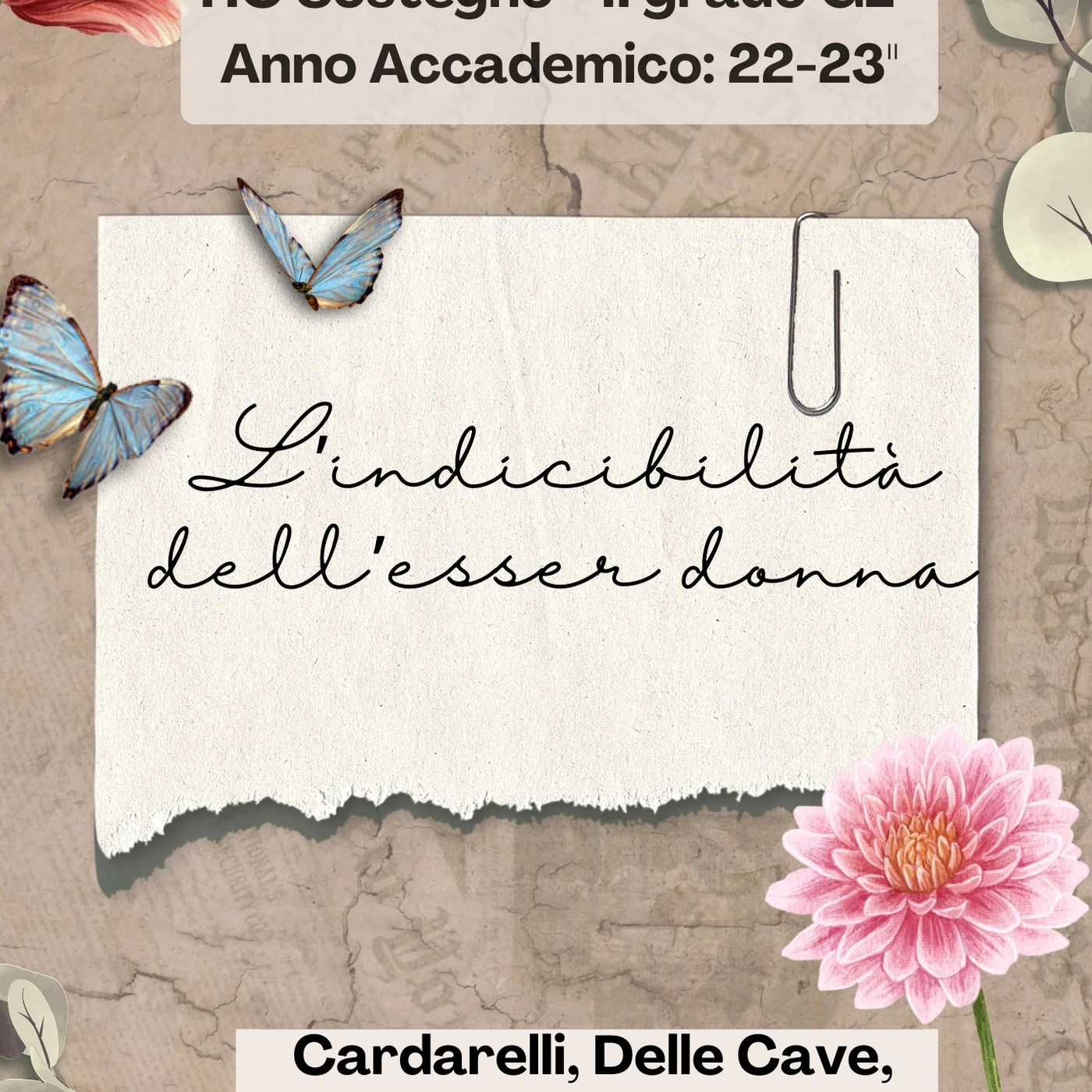L'indicibilità dell'essere donna episode artwork
