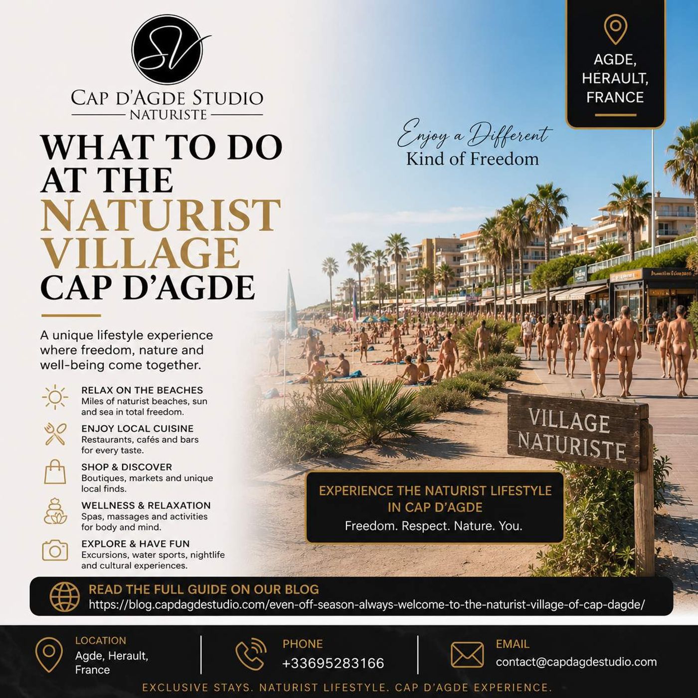 What To Do At The Naturist Village Cap d’Agde All Year Round episode artwork