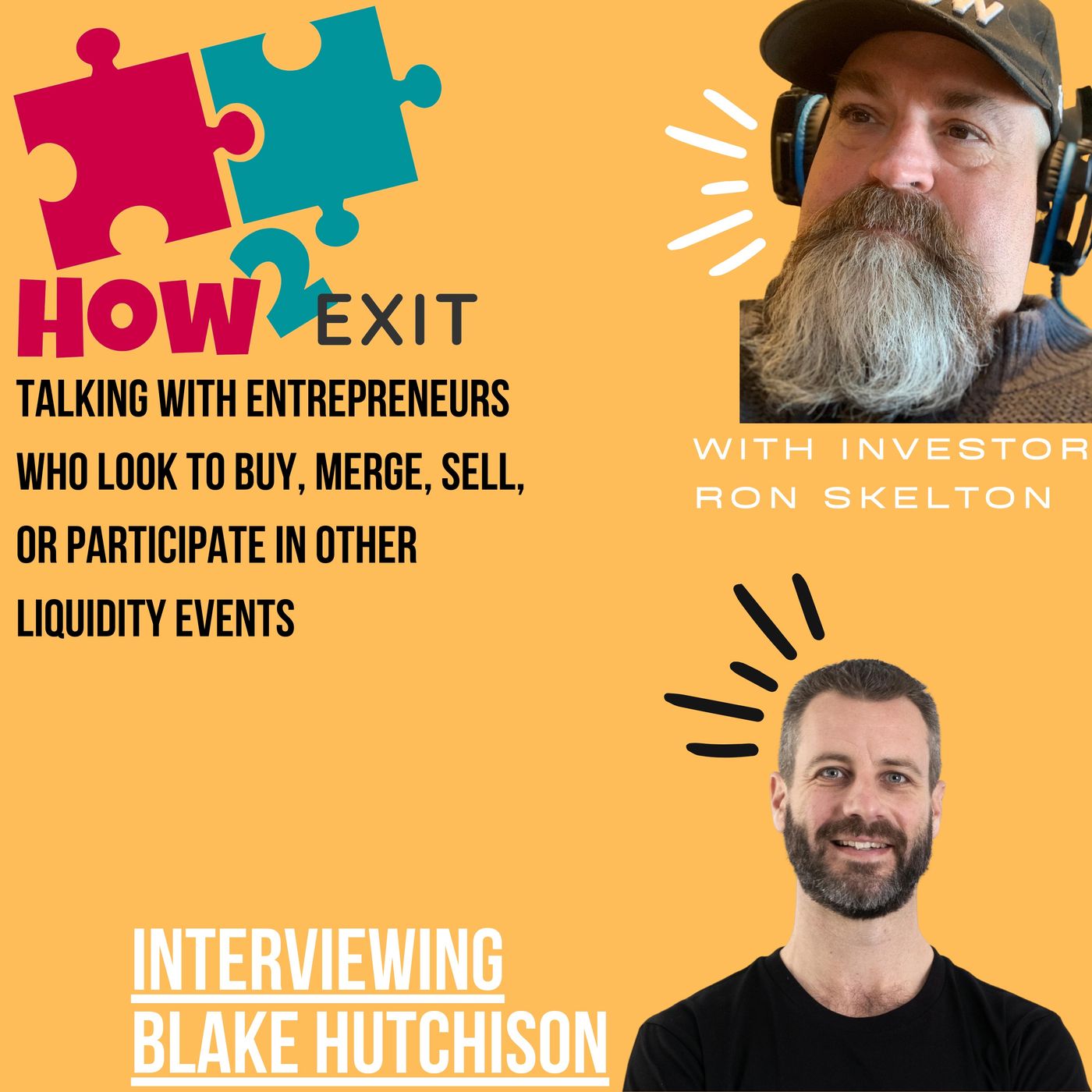 How2Exit Episode 40: Blake Hutchison - CEO of Flippa, marketplace to buy and sell digital assets. Image