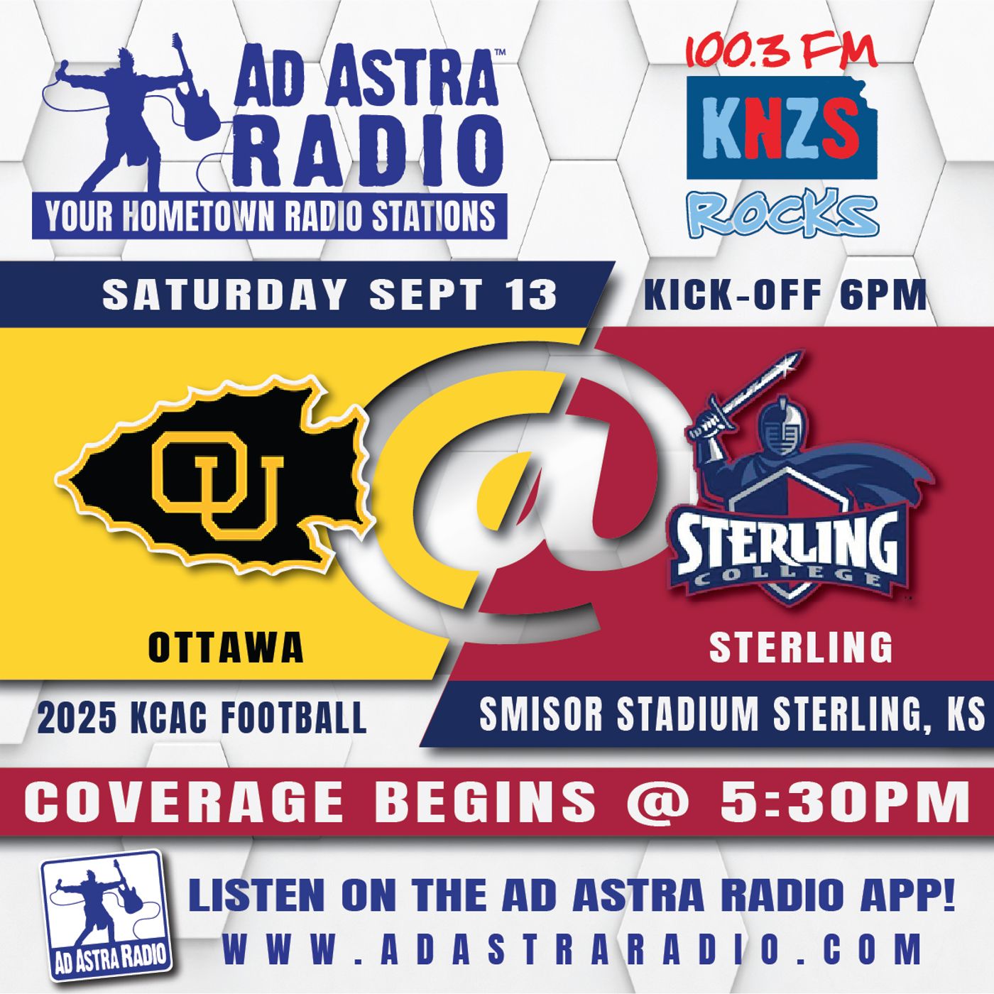 Sterling Warriors hosts Ottawa Braves Football (September 13, 2025) episode artwork