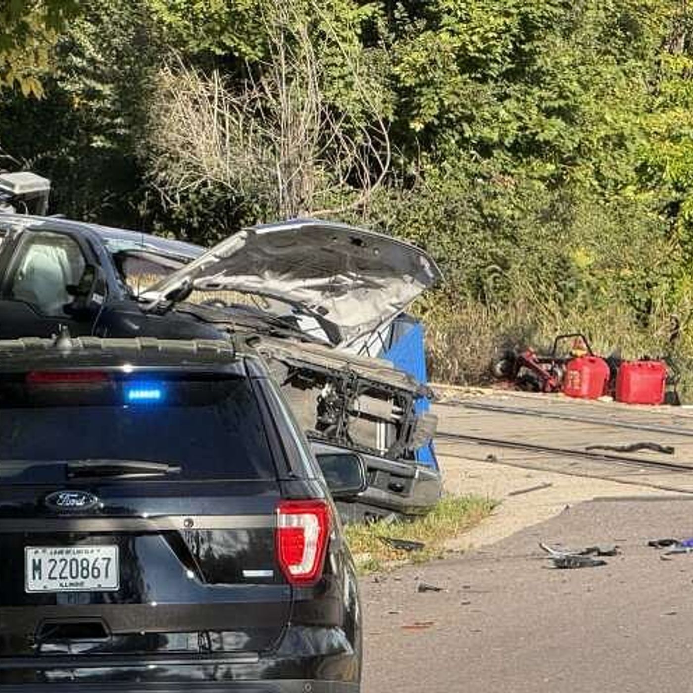 One dead, two injured after train collides with landscaping truck in Elgin episode artwork