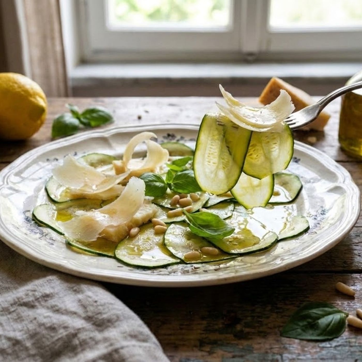 Carpaccio di zucchine alla ligure: fresco, leggero e pronto in 10 minuti episode artwork