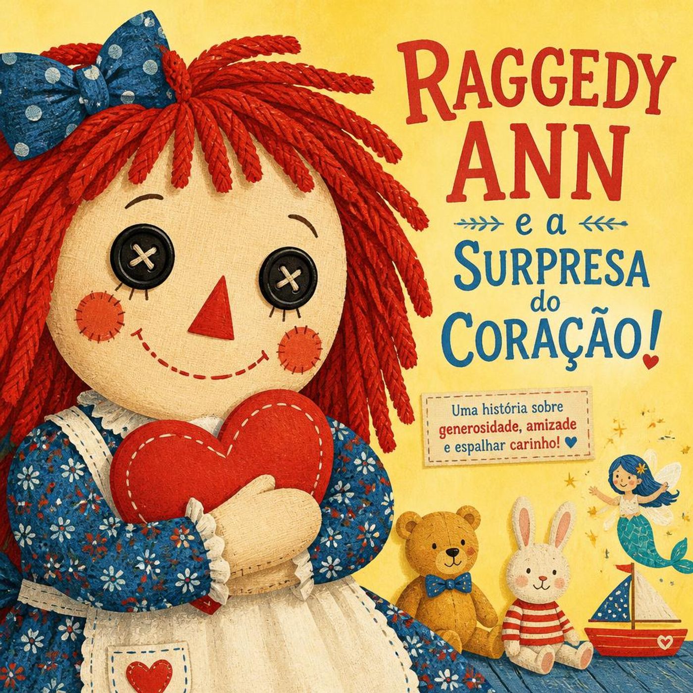 Raggedy Ann e o Segredo das Novas Irmãs ｜【Conto infantil】
