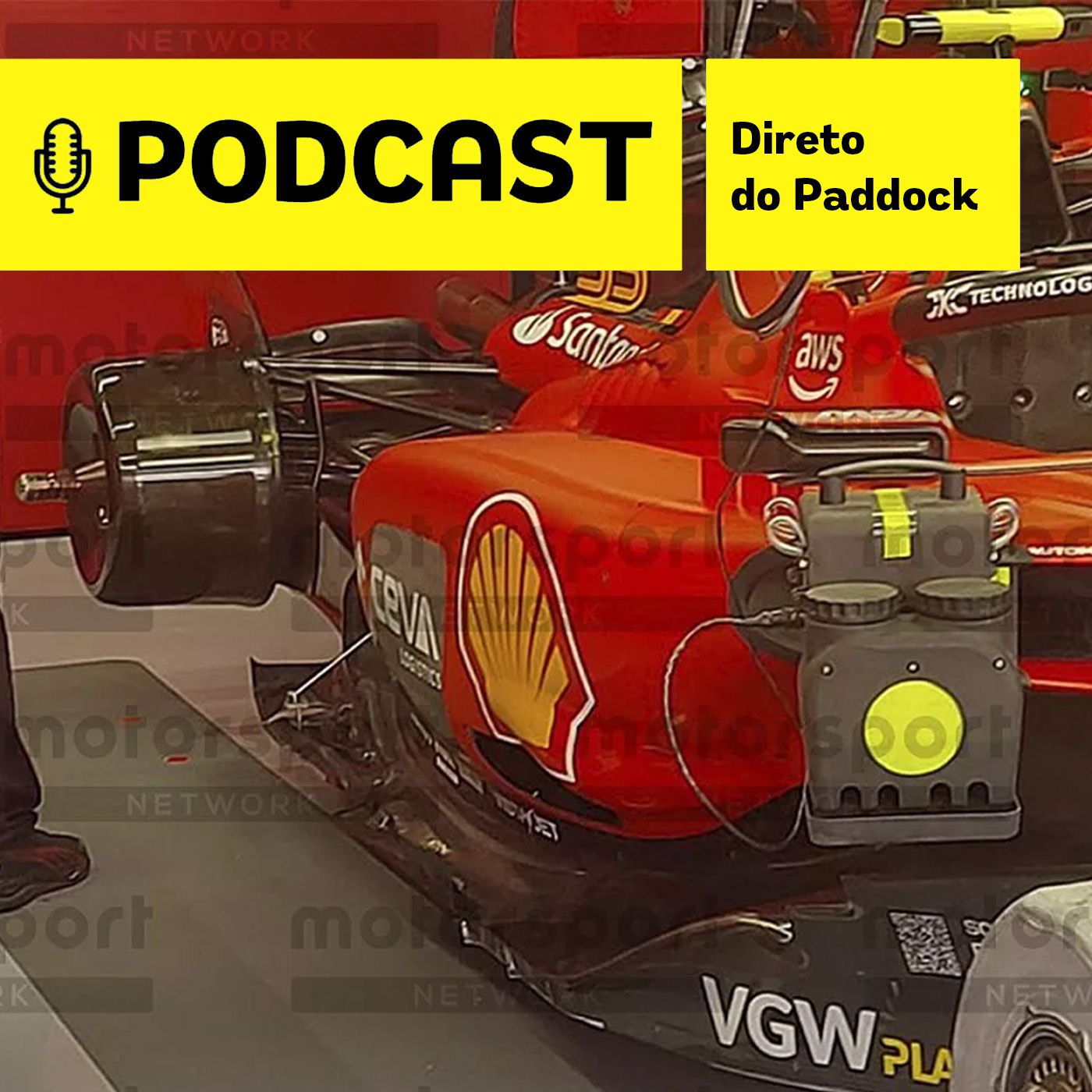 Podcast Direto do Paddock - Ferrari imita RBR, Marko vê Alonso incapaz de bater Max, Pérez ousado! Haas-Alfa Romeo? F1 pré-GP episode artwork