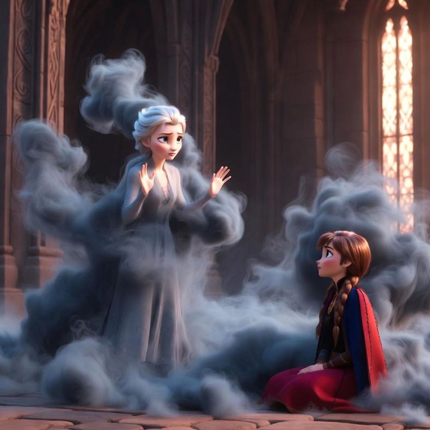 Cuento FROZEN: Elsa y Anna ante el visitante invisible ❄️ ✨ Cuento FROZEN: Elsa y Anna ante el visitante invisible ❄️ ✨