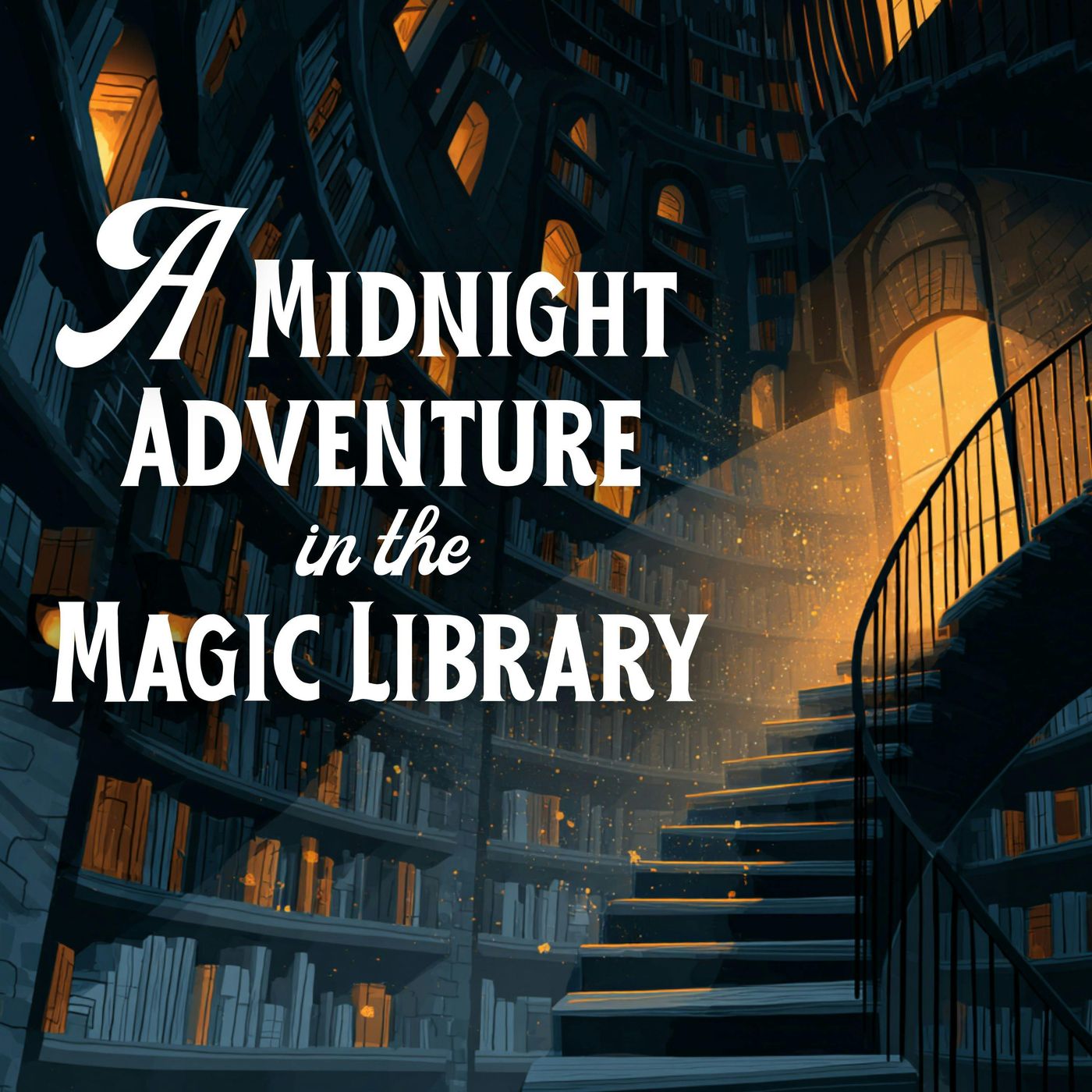 A Midnight Adventure in the Magic Library A Midnight Adventure in the Magic Library