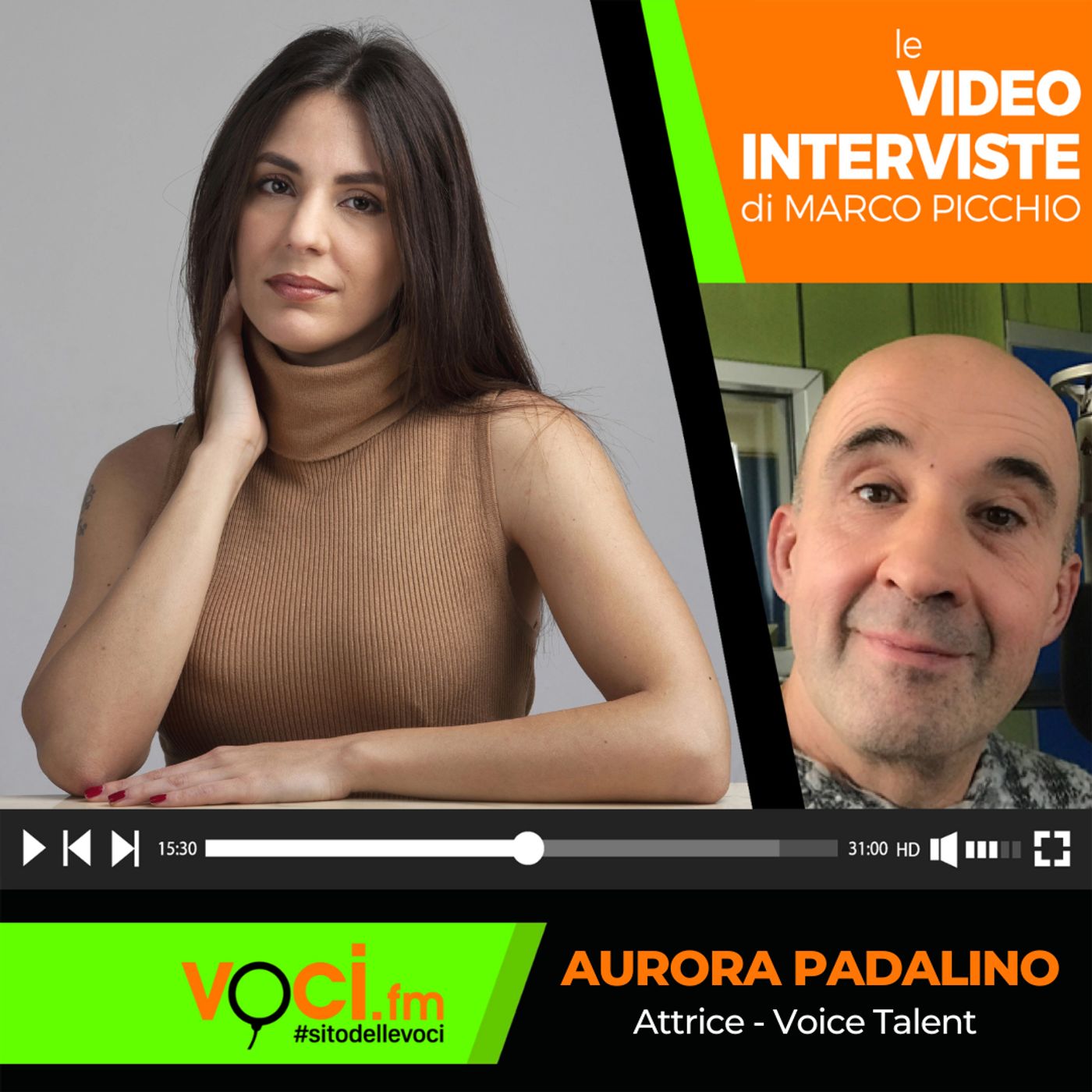 AURORA PADALINO, attrice e voice-talent, su VOCI.fm - clicca play e ascolta l'intervista