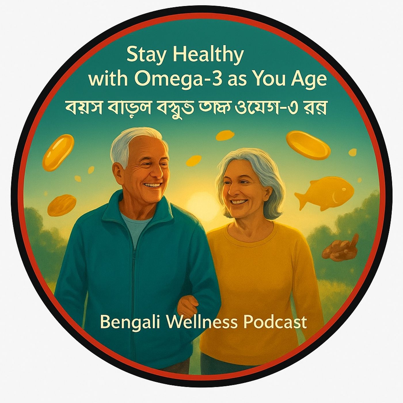 EP-116 | | Stay Healthy with Omega-3 as You Age |বয়স বাড়লে বন্ধুত্ব হোক ওমেগা-৩ এর সাথে | Bengali Wellness Podcast episode artwork