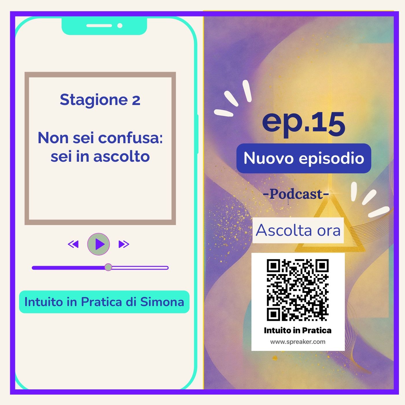 Non sei confusa: sei in ascolto Non sei confusa: sei in ascolto