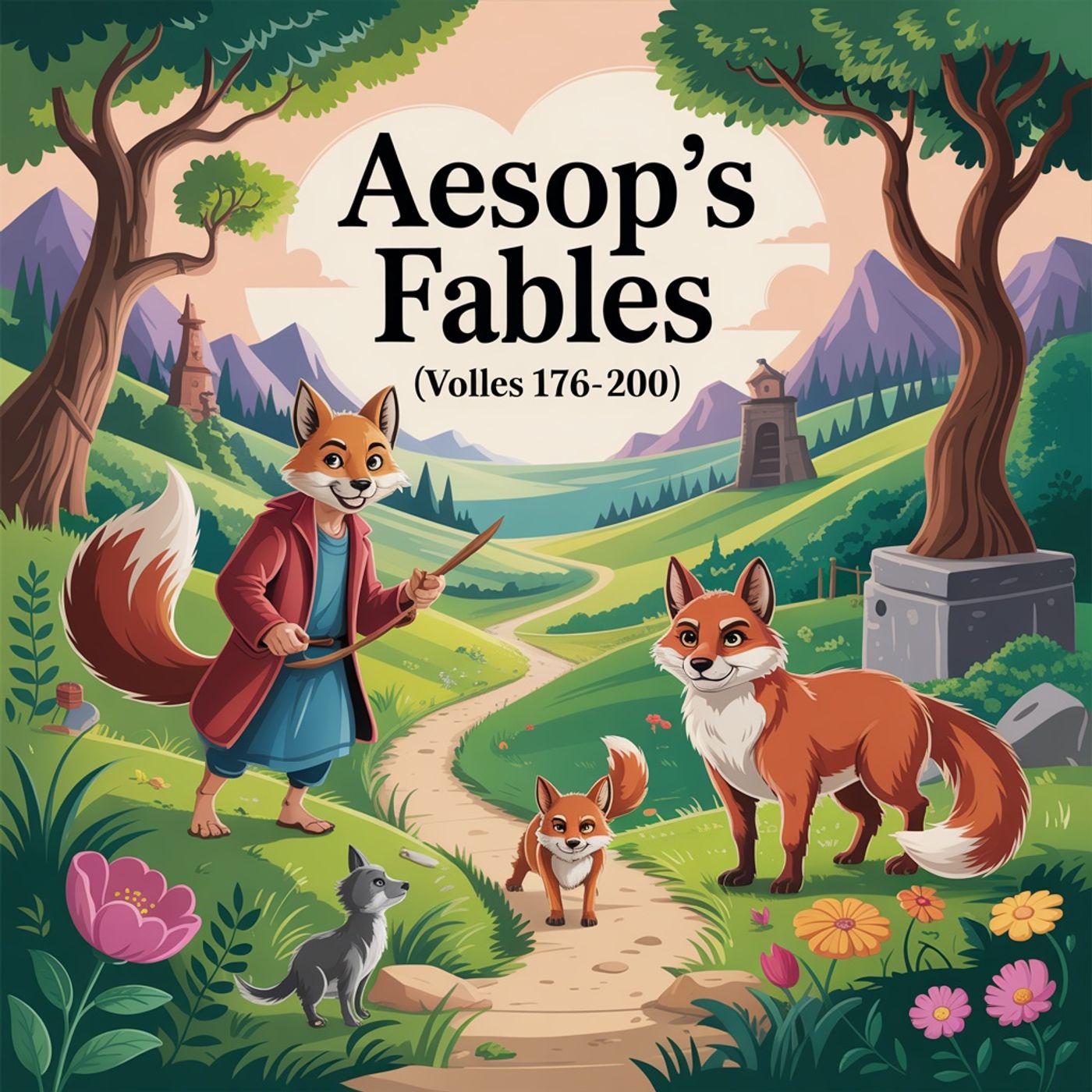 Aesop's Fables: Volume 08 - Tales for Young Minds (Fables 176-200)