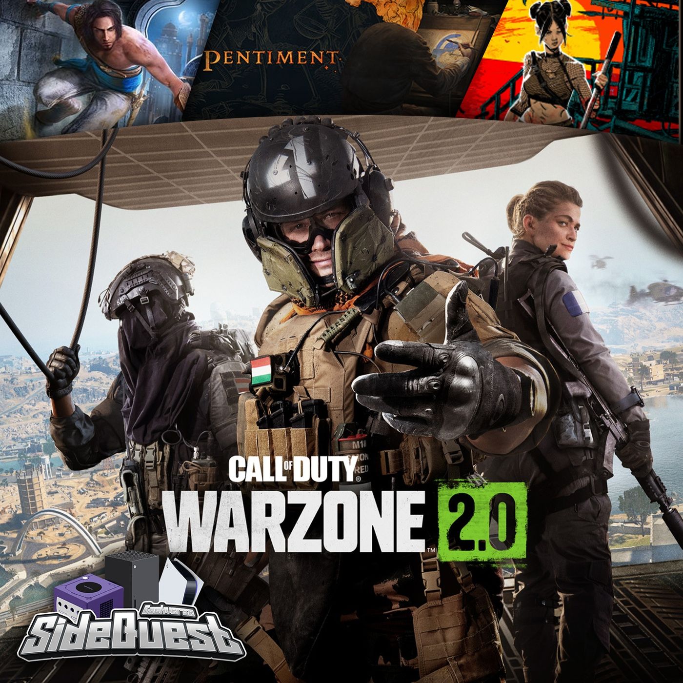 cover of episode Warzone 2, Pentiment, Somerville, Directive 8020 & More: Sidequest