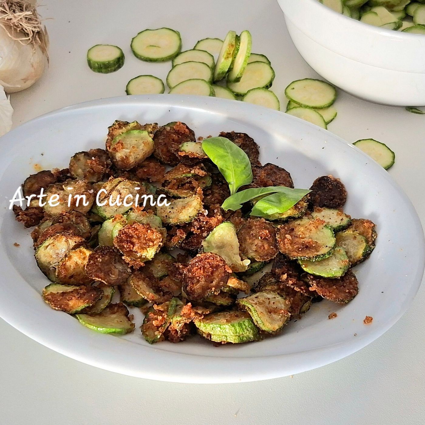 Zucchine gratinate al parmigiano