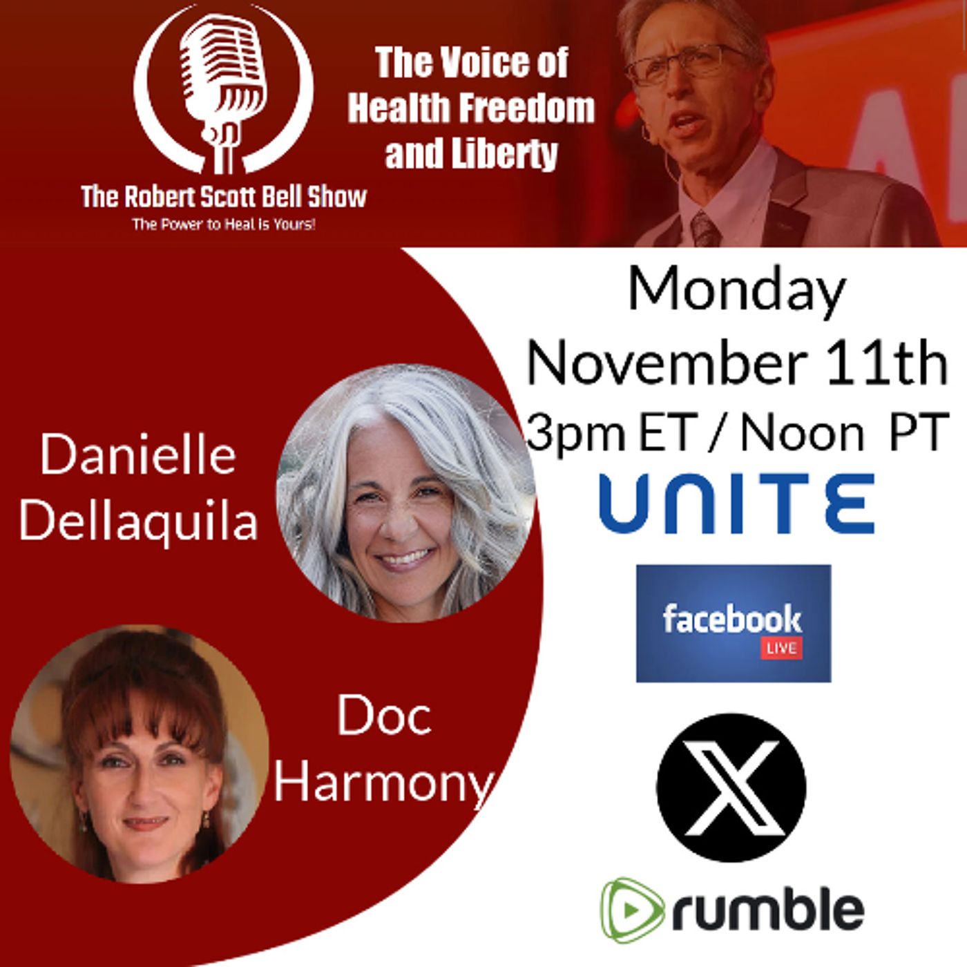 Trump Health Freedom , Danielle Dellaquila, Poisoned Food System, Doc Harmony, 4B Movement, Real Money - The RSB Show 11-11-24 episode artwork