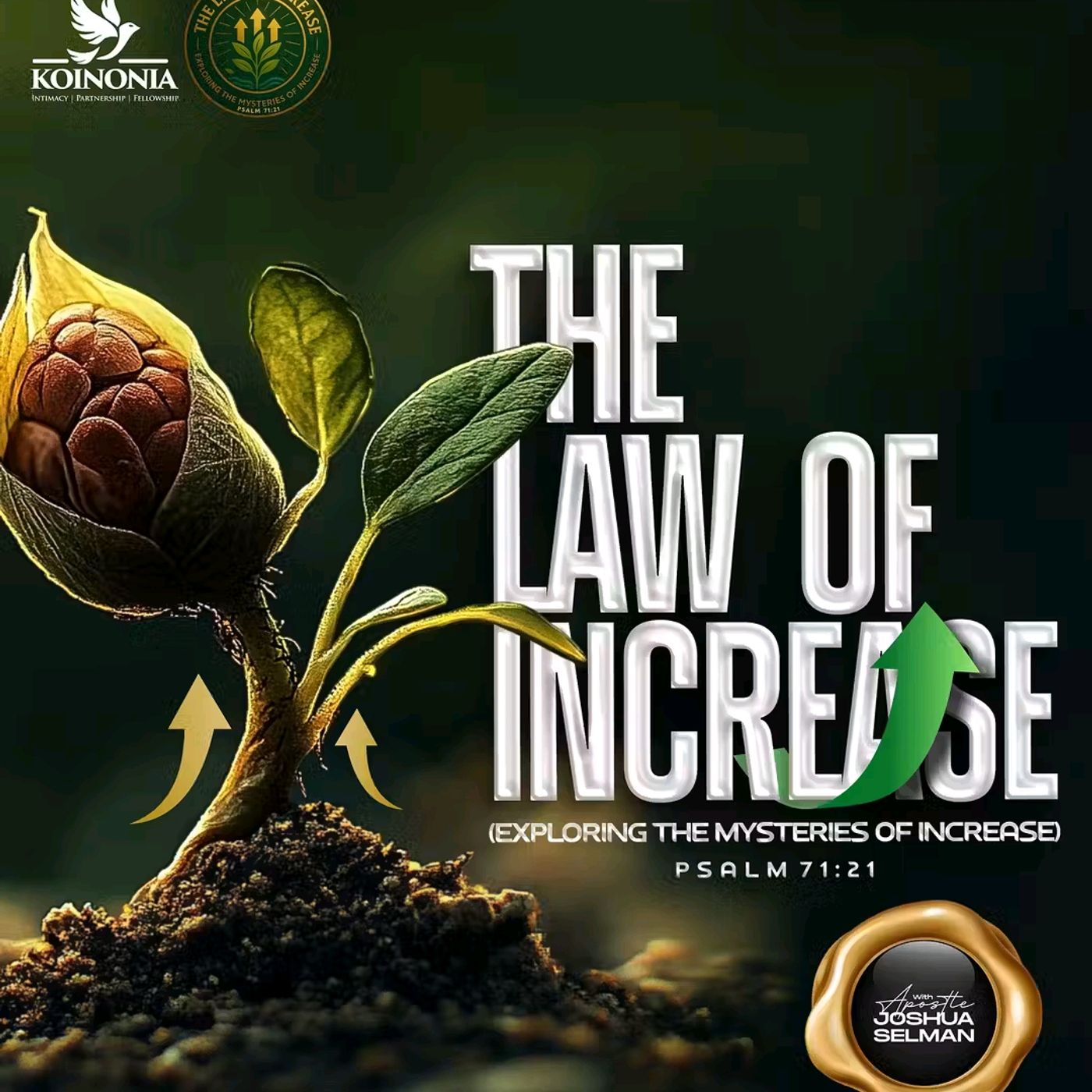 THE LAW OF INCREASE (EXPLORING THE MYSTERIES OF INCREASE) WITH APOSTLE JOSHUA SELMAN