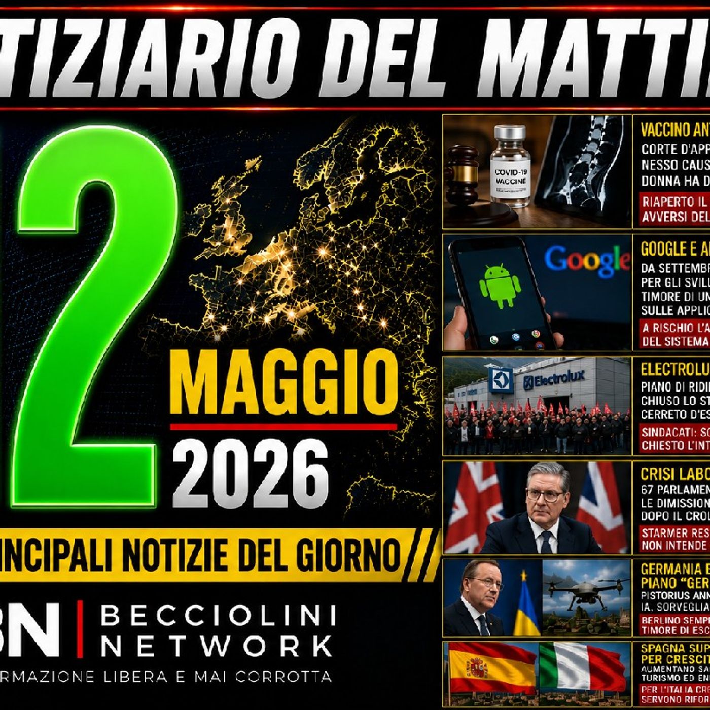 CAPIRE PRIMA DI CREDERE | Notiziario del mattino - dell' 12 Maggio 2026