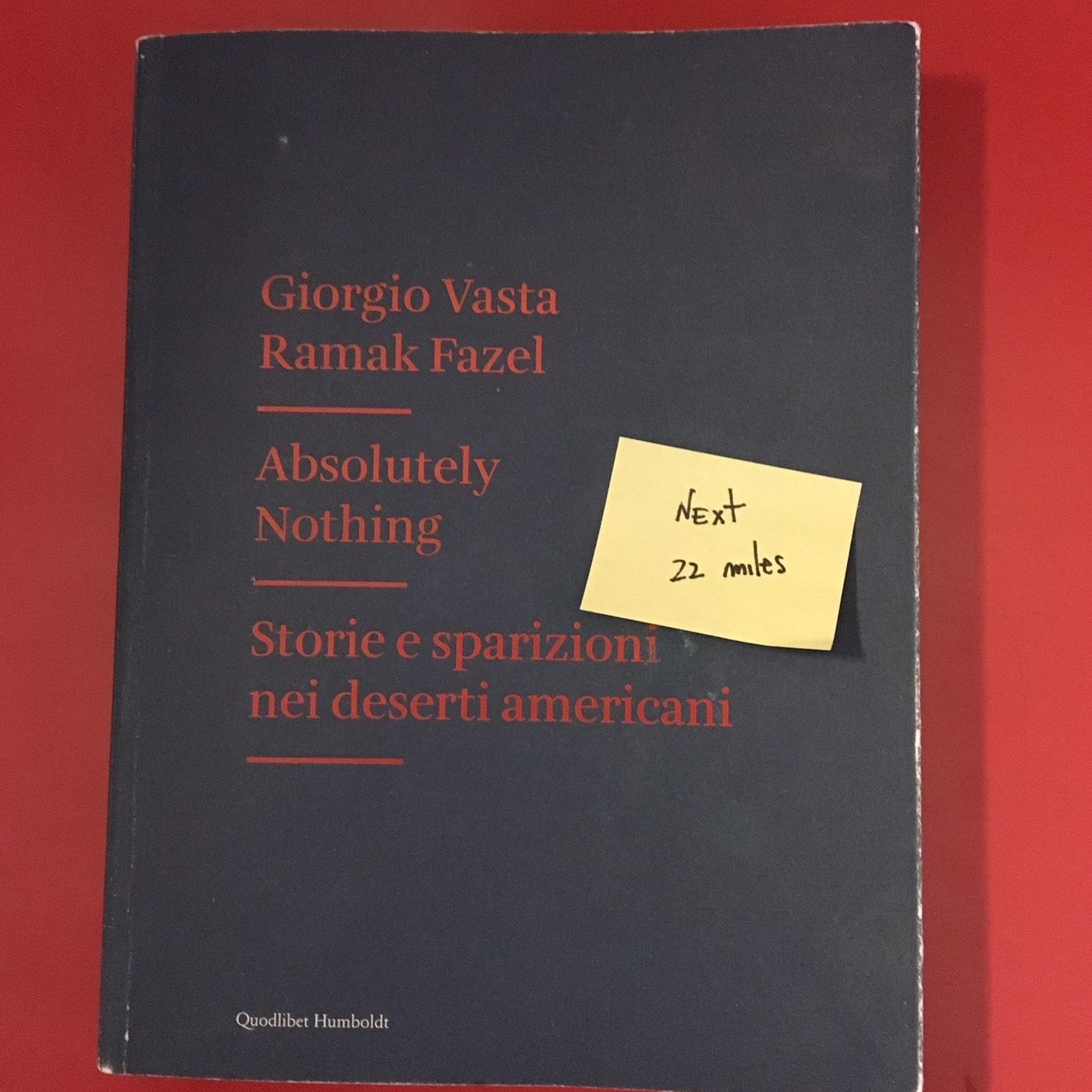 Intervista a Giorgio Vasta_ Absolutely Nothing Parte 1 episode artwork