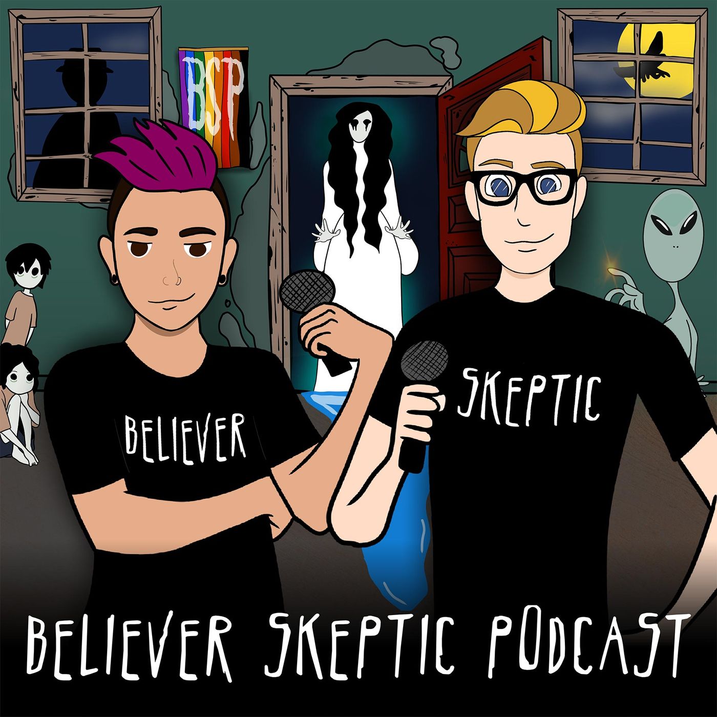 BSP: Believer Skeptic Podcast - podcast cover