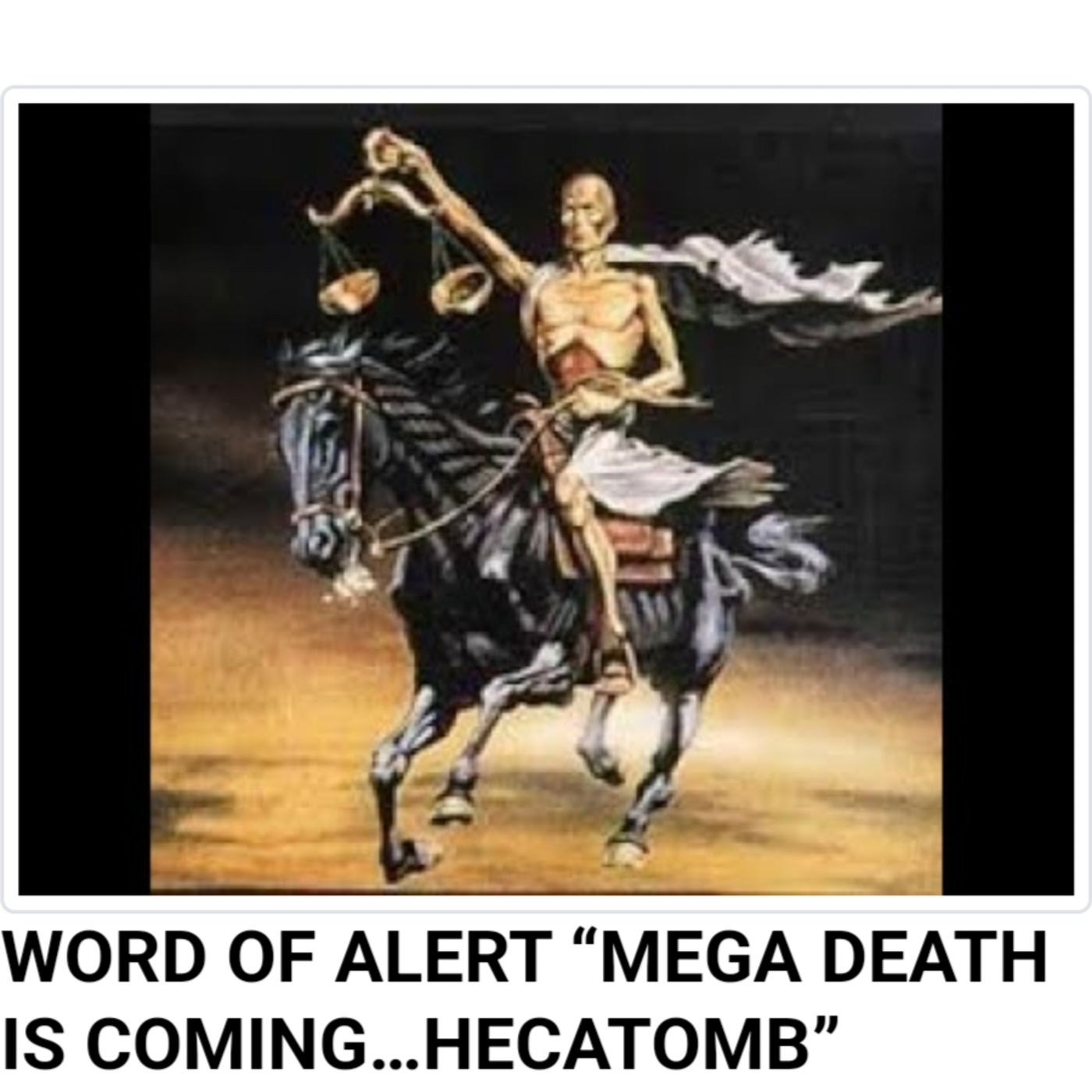 WORD OF ALERT “MEGA DEATH IS COMING…HECATOMB” episode artwork