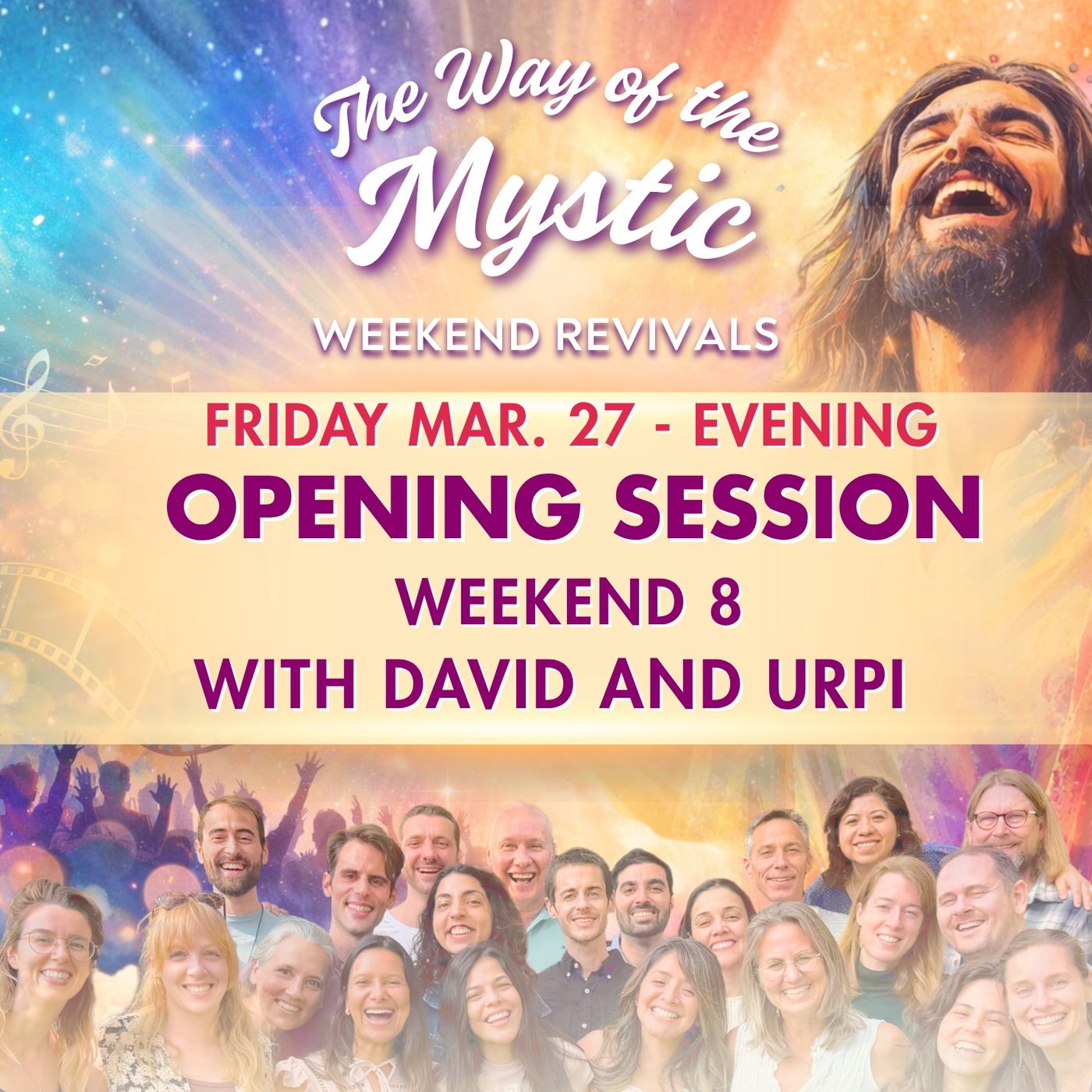 The Way of the Mystic Online Revival Weekend 8 - Friday Opening Session with David and Urpi