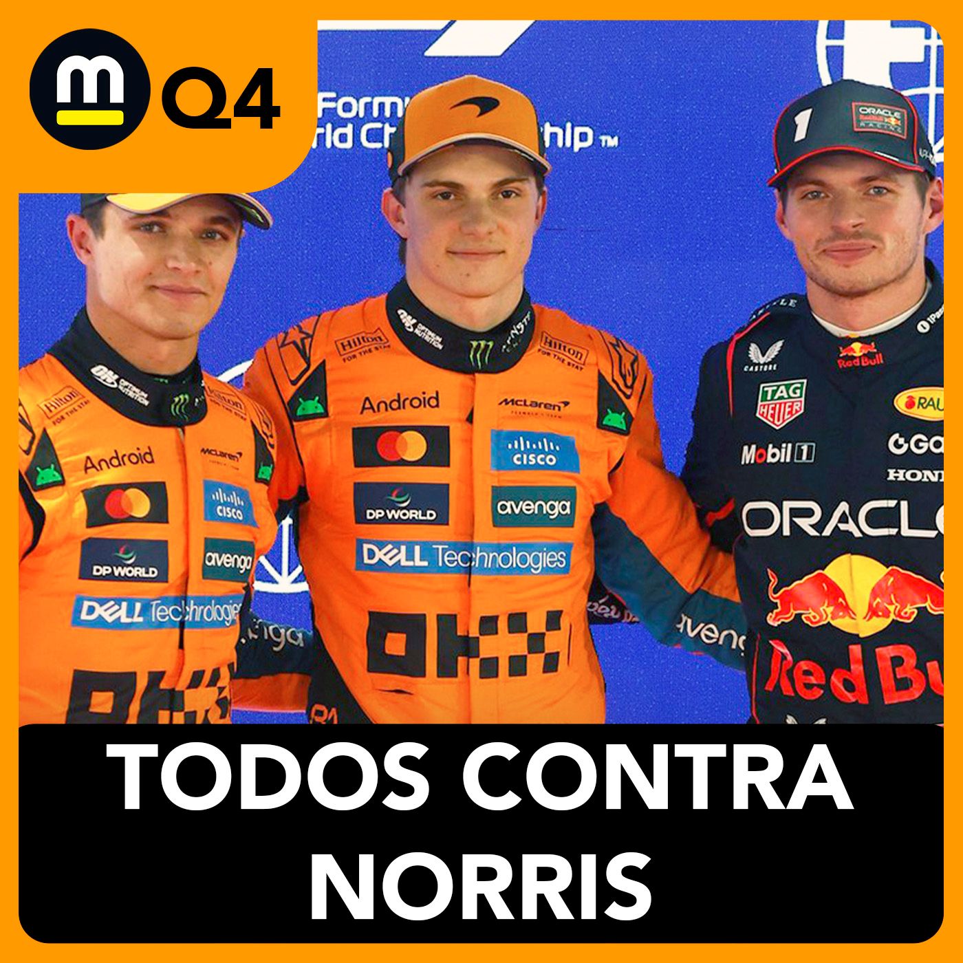 Piastri derrota Norris no quali do Catar! Max sairá do 3º lugar e Bortoleto é 19º | F1 pega fogo! episode artwork