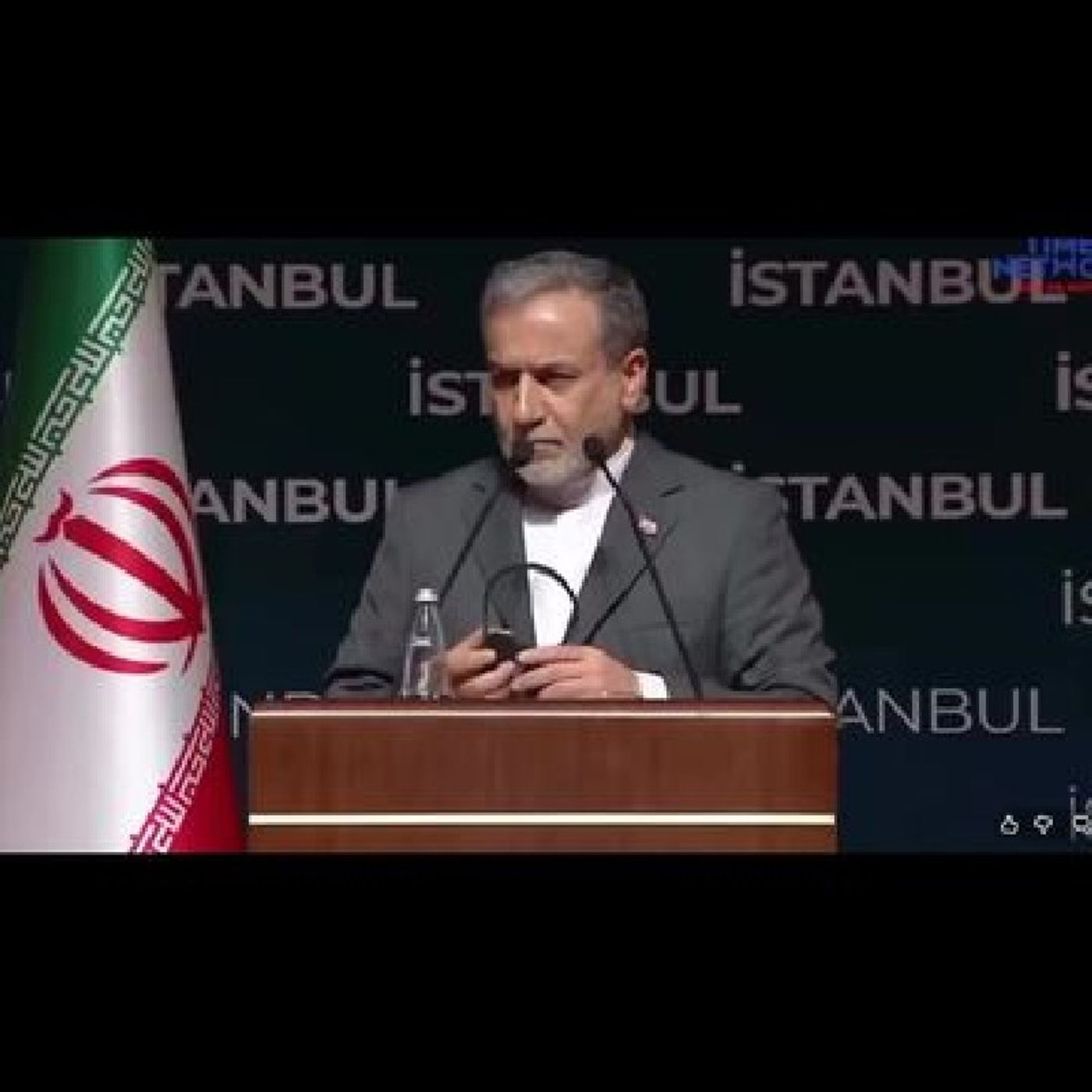 Iran’s Foreign Minister condemned recent U.S. aggression in a speech at an Istanbul conference, citing the 2018 withdrawal from the JCPOA an episode artwork