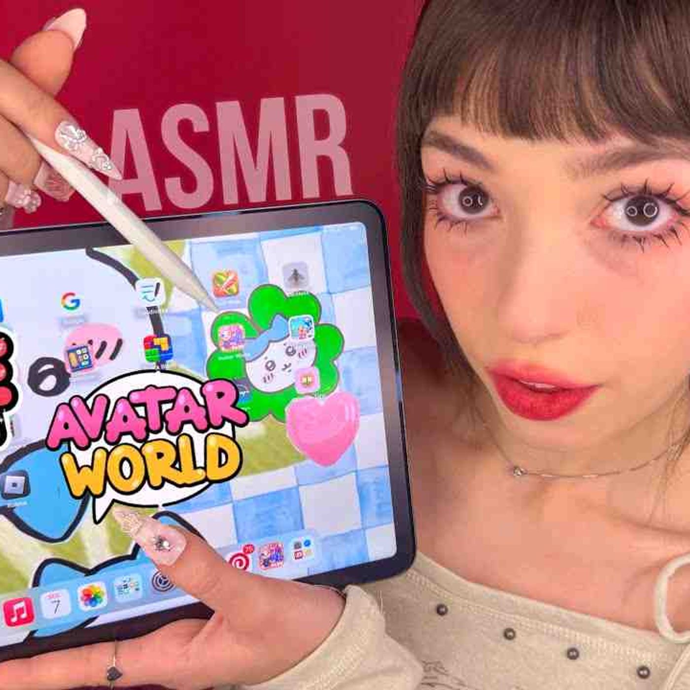 ASMR jogando no ipad até você dormir _ Tapping e scratching   voz suave 😴(MP3_160K)