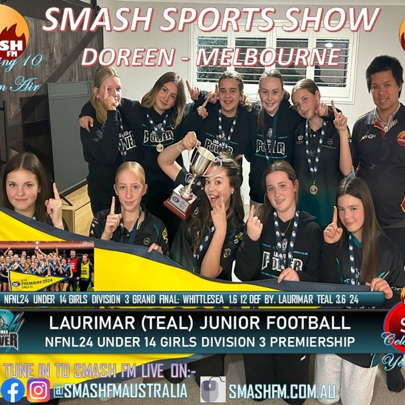 SSS10THYR: Laurimar Sporting Club NFNL24 U14 Girls Premiership Interviews 260824