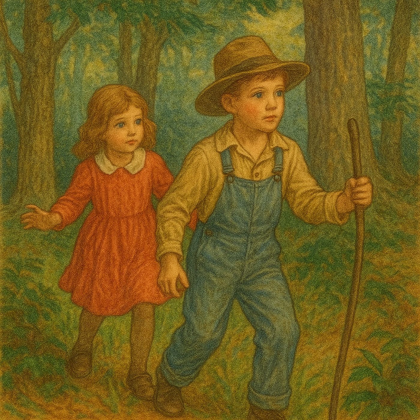 Bunny Brown and His Sister Sue in the Big Woods