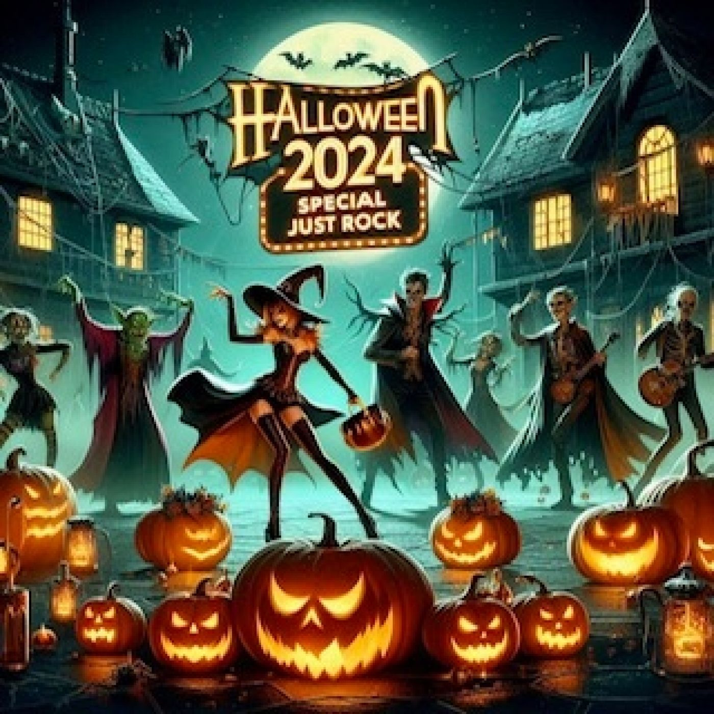 243 - JUST ROCK " Halloween 2024 " episode artwork
