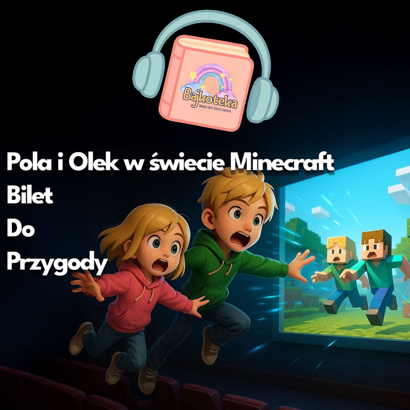 🎮 W Świecie Minecraft Bilet do przygody | Pola i Olek i kinowa niespodzianka - audiobook bajka 🎟️ 🎮 W Świecie Minecraft Bilet do przygody | Pola i Olek i kinowa niespodzianka - audiobook bajka 🎟️