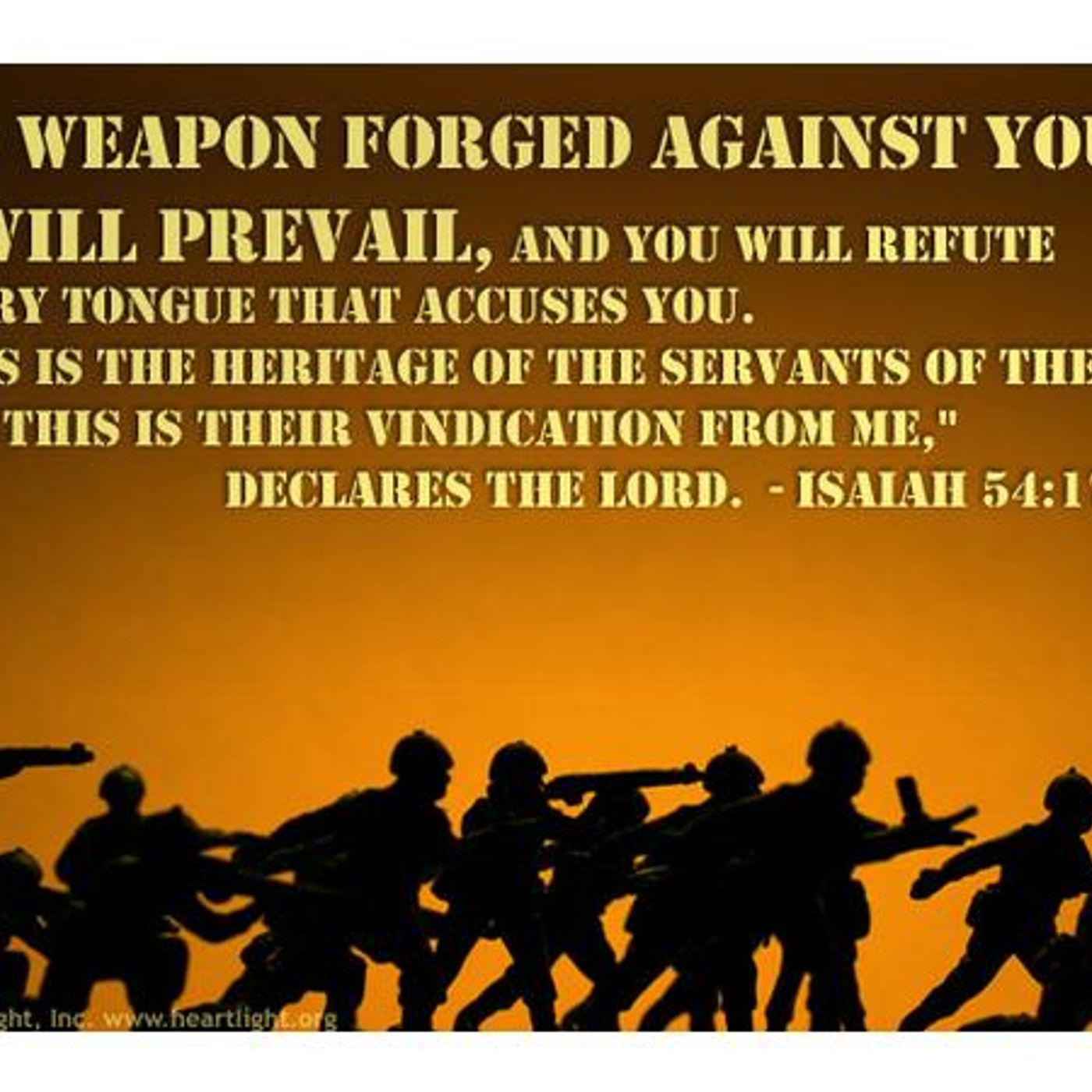Weapons And Evil Tongues Will Fail Against Thee (Pt 2) Isaiah 54:17 - S11 [B338] episode artwork