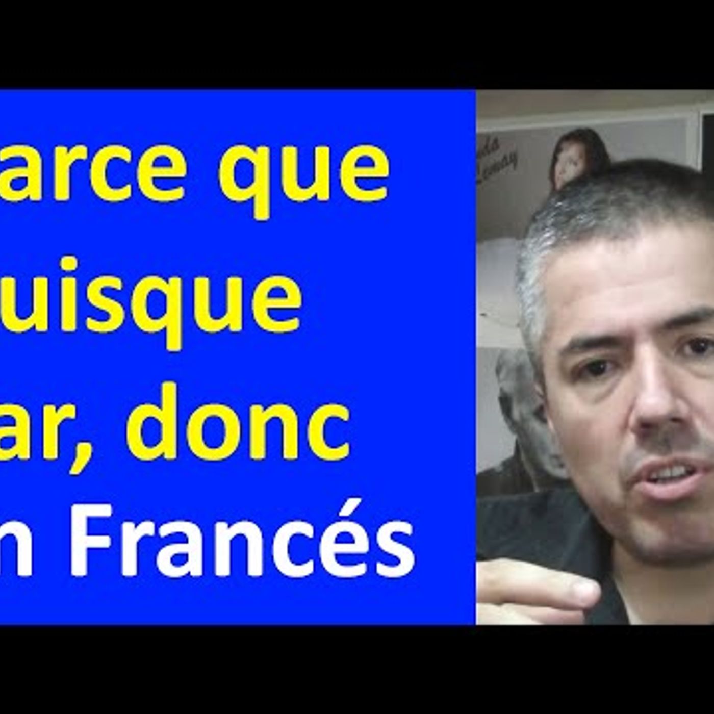 42. PARCE QUE, PUISQUE, CAR, DONC, ALORS, PUIS en Francés Curso de Francés Básico Clase 40