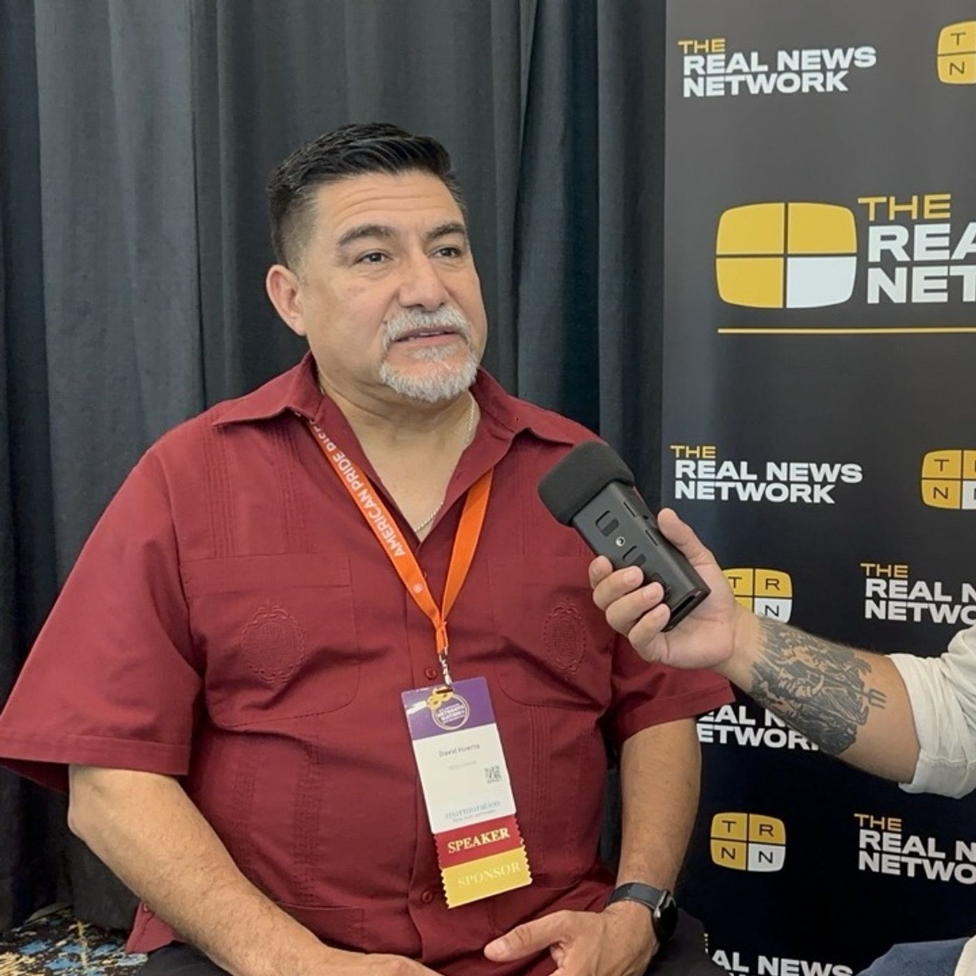 David Huerta, union leader beaten and arrested at ICE raid, speaks out
