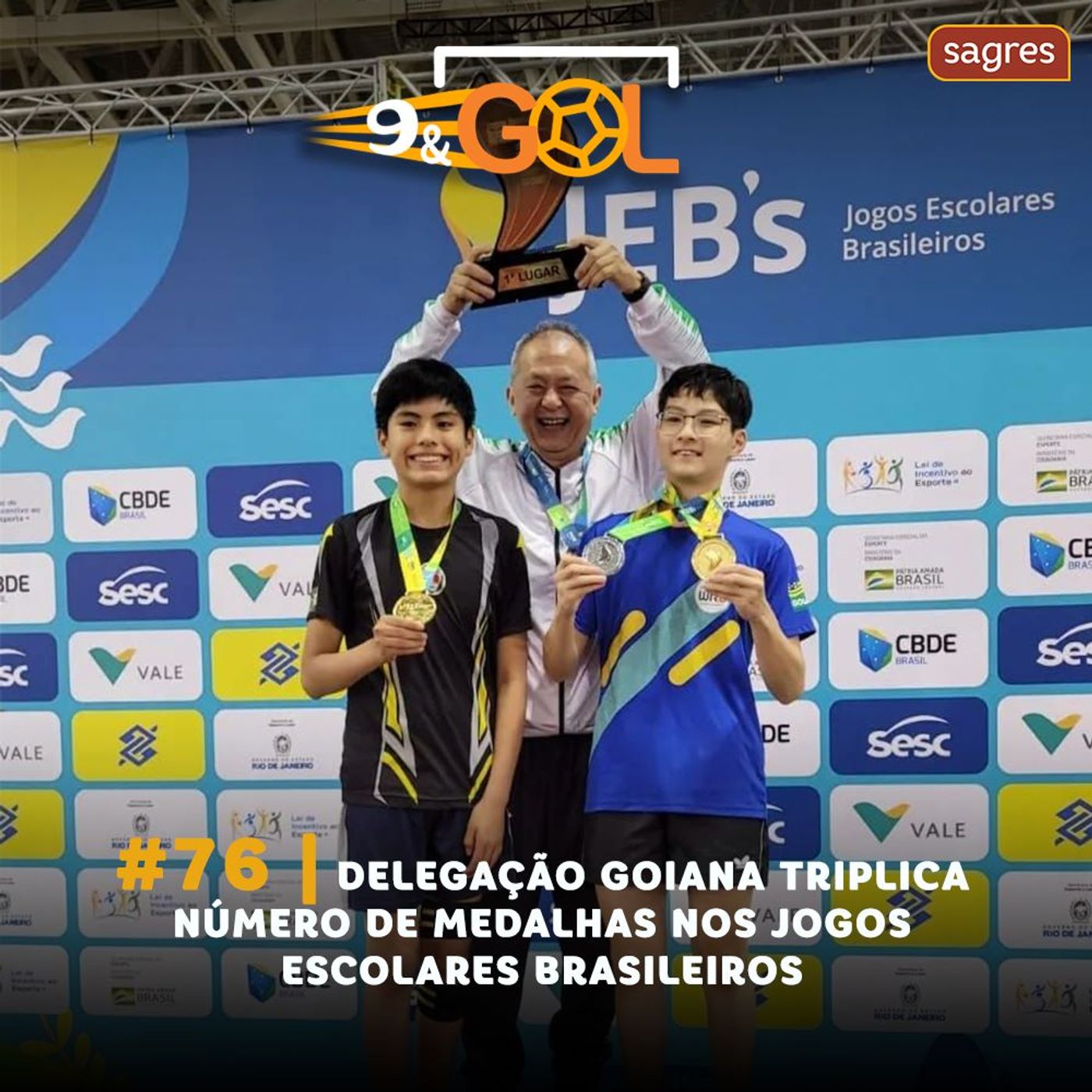 #76 | Delegação goiana triplica número de medalhas nos Jogos Escolares Brasileiros