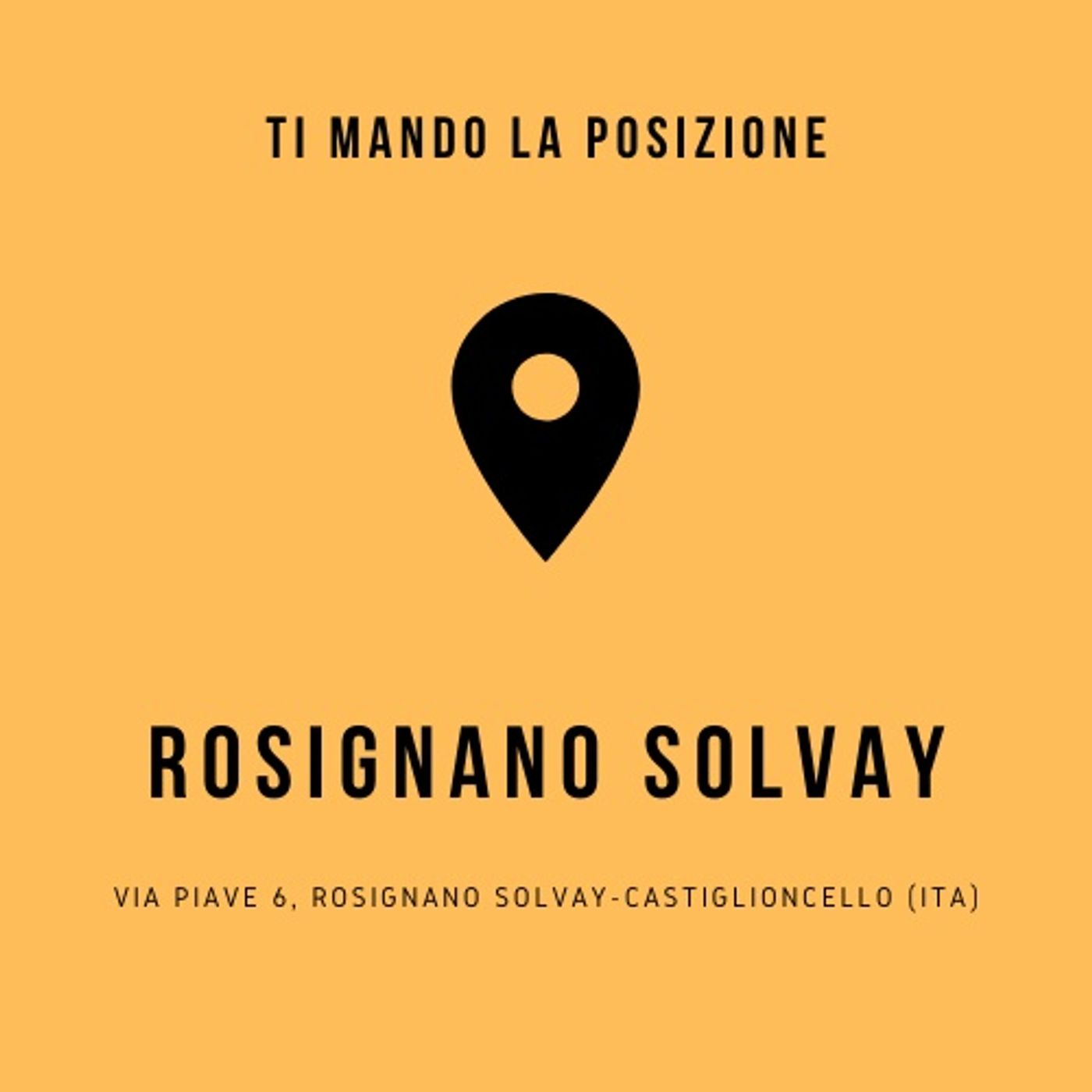 Ti mando la posizione