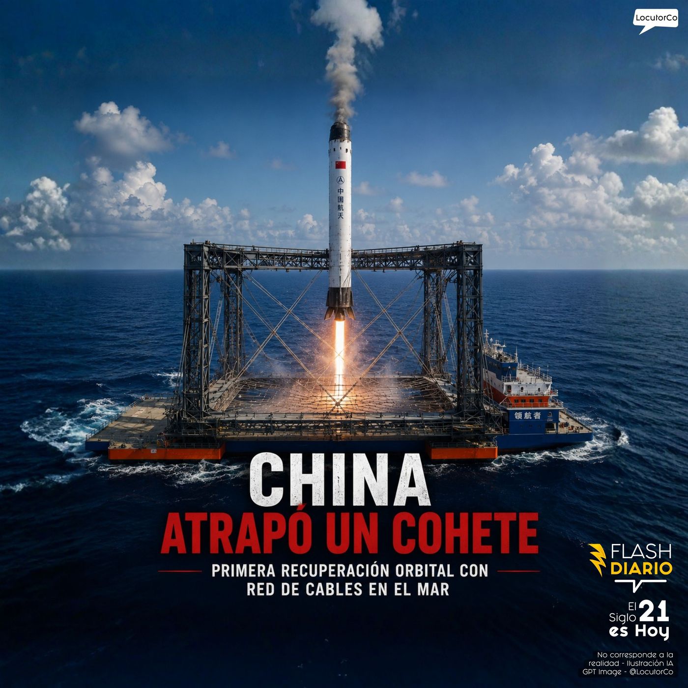 China atrapa un cohete episode artwork