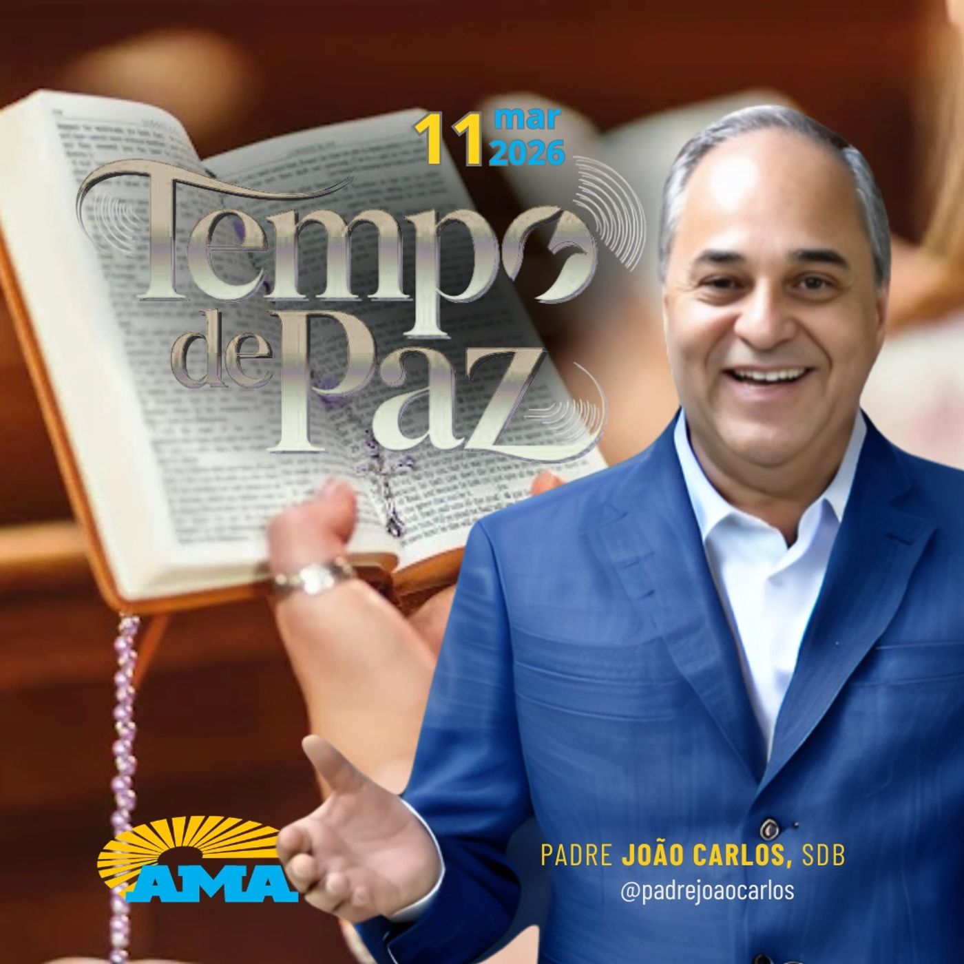 11/03/26 - Programa Padre João Carlos | Tempo de Paz 11/03/26 - Programa Padre João Carlos | Tempo de Paz