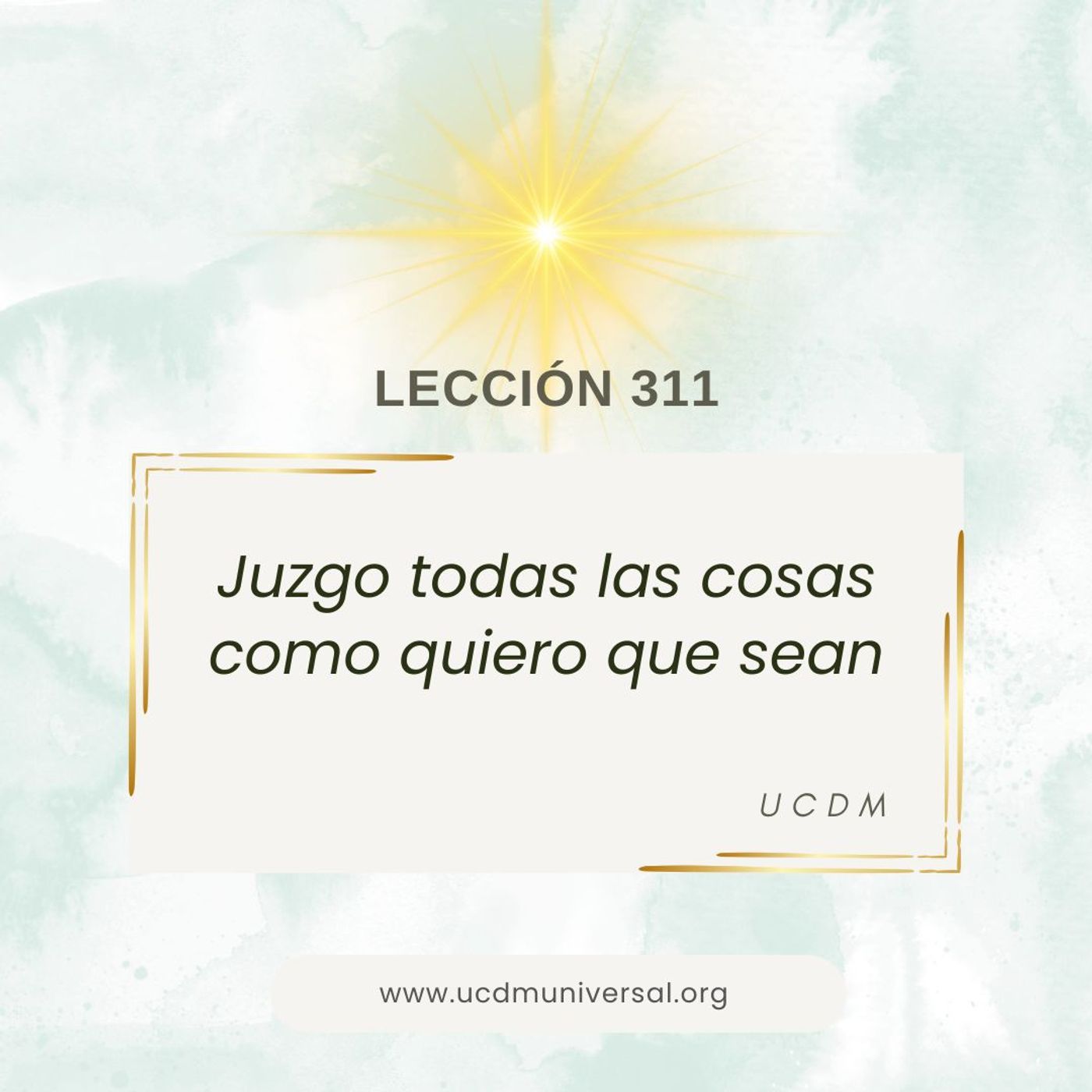 UCDM Universal LECCIÓN DEL DÍA