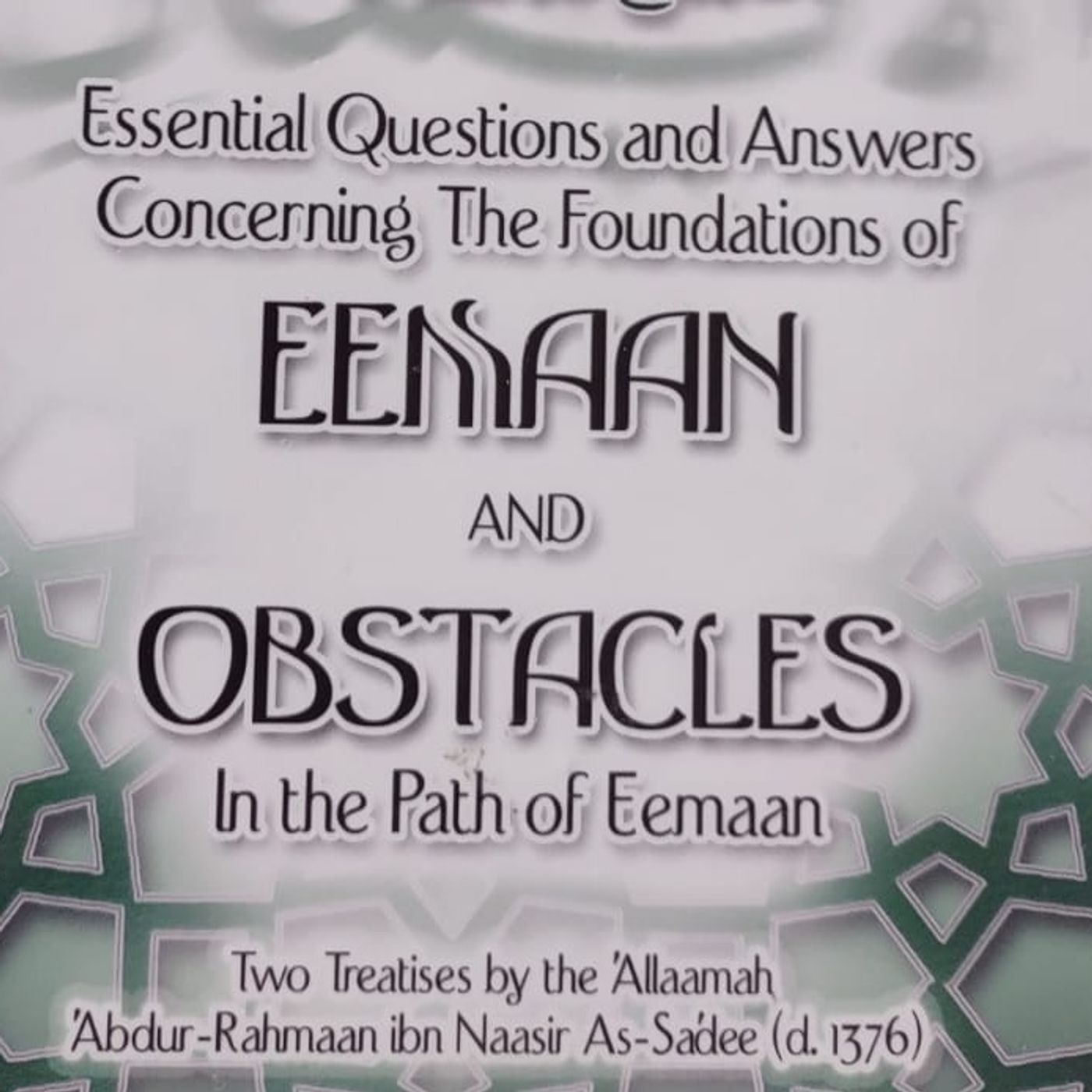 Foundations of Emaan